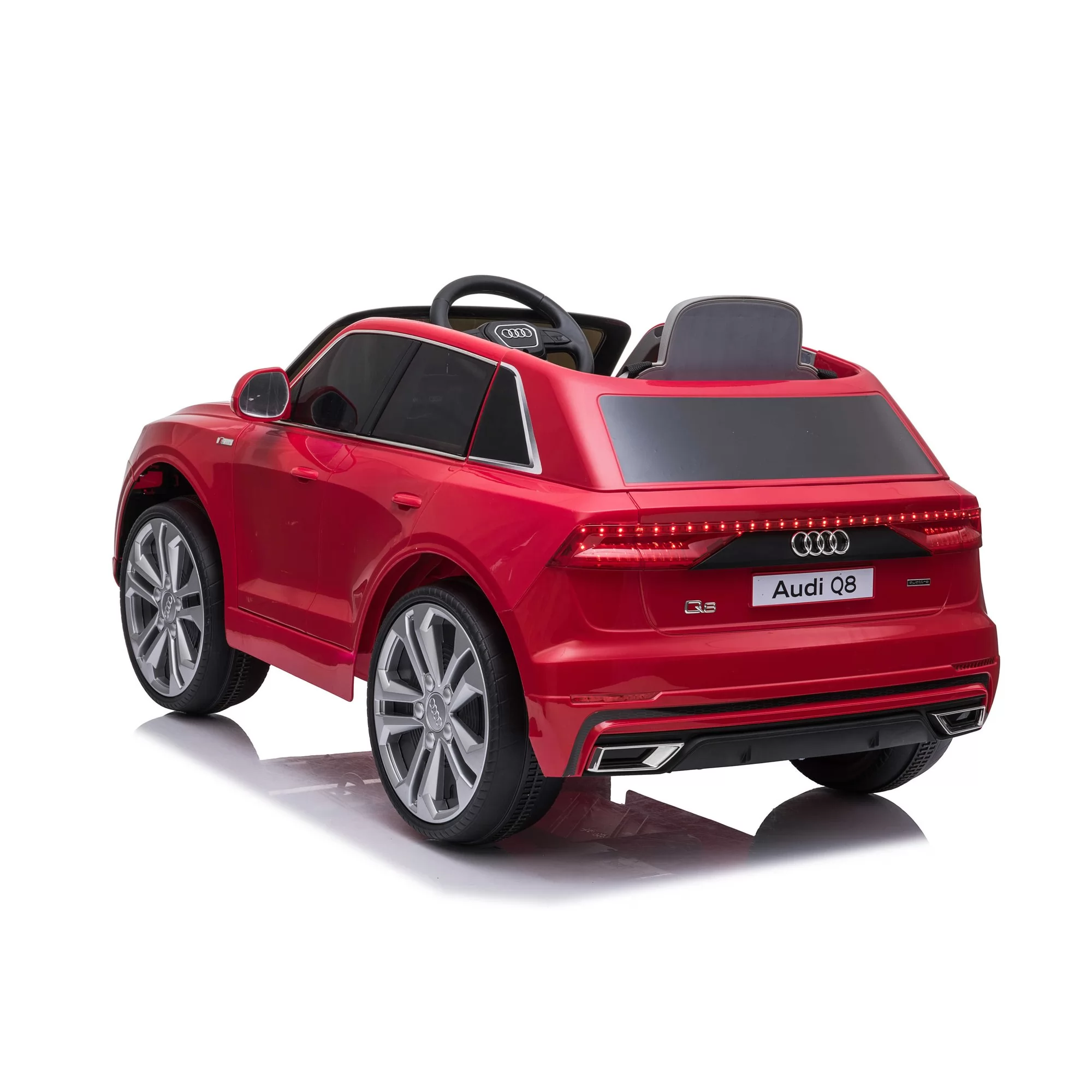 Official Licensed Audi Q8 Kids Ride-On Car 6V with 2.4G Remote Control, Dual Battery Options & LED Lights