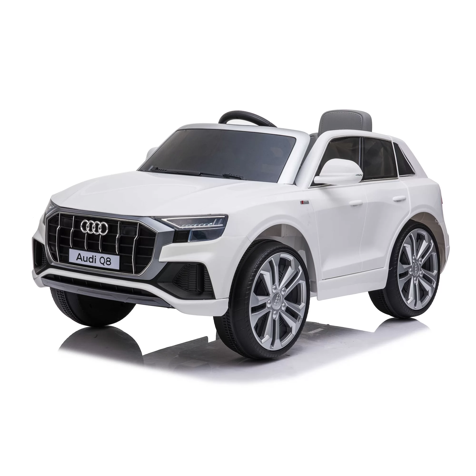 Official Licensed Audi Q8 Kids Ride-On Car 6V with 2.4G Remote Control, Dual Battery Options & LED Lights