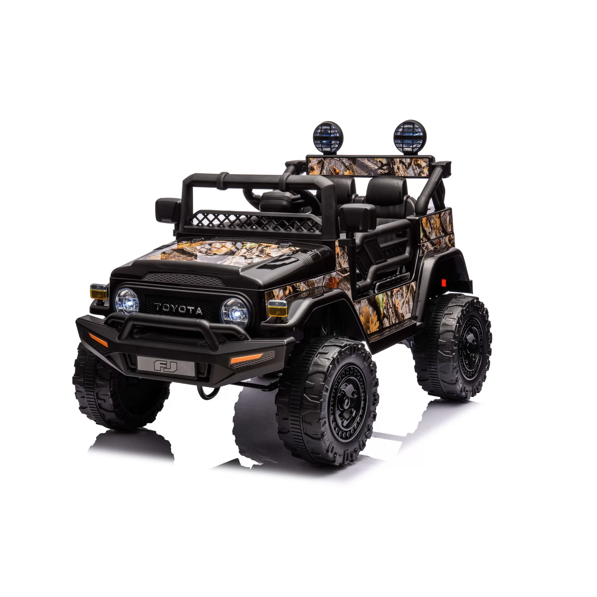 Official Licensed Toyota FJ Cruiser Kids Ride-On Car 6V/12V with 2.4G Remote Control, MP3 Dashboard & Camo Editions
