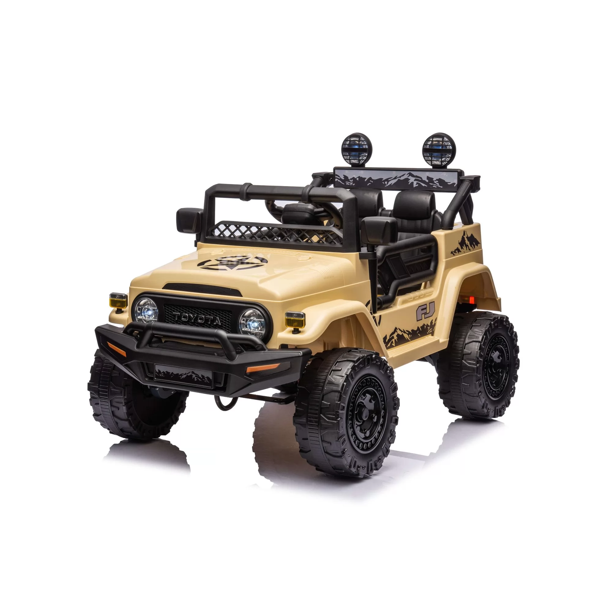 Official Licensed Toyota FJ Cruiser Kids Ride-On Car 6V/12V with 2.4G Remote Control, MP3 Dashboard & Camo Editions