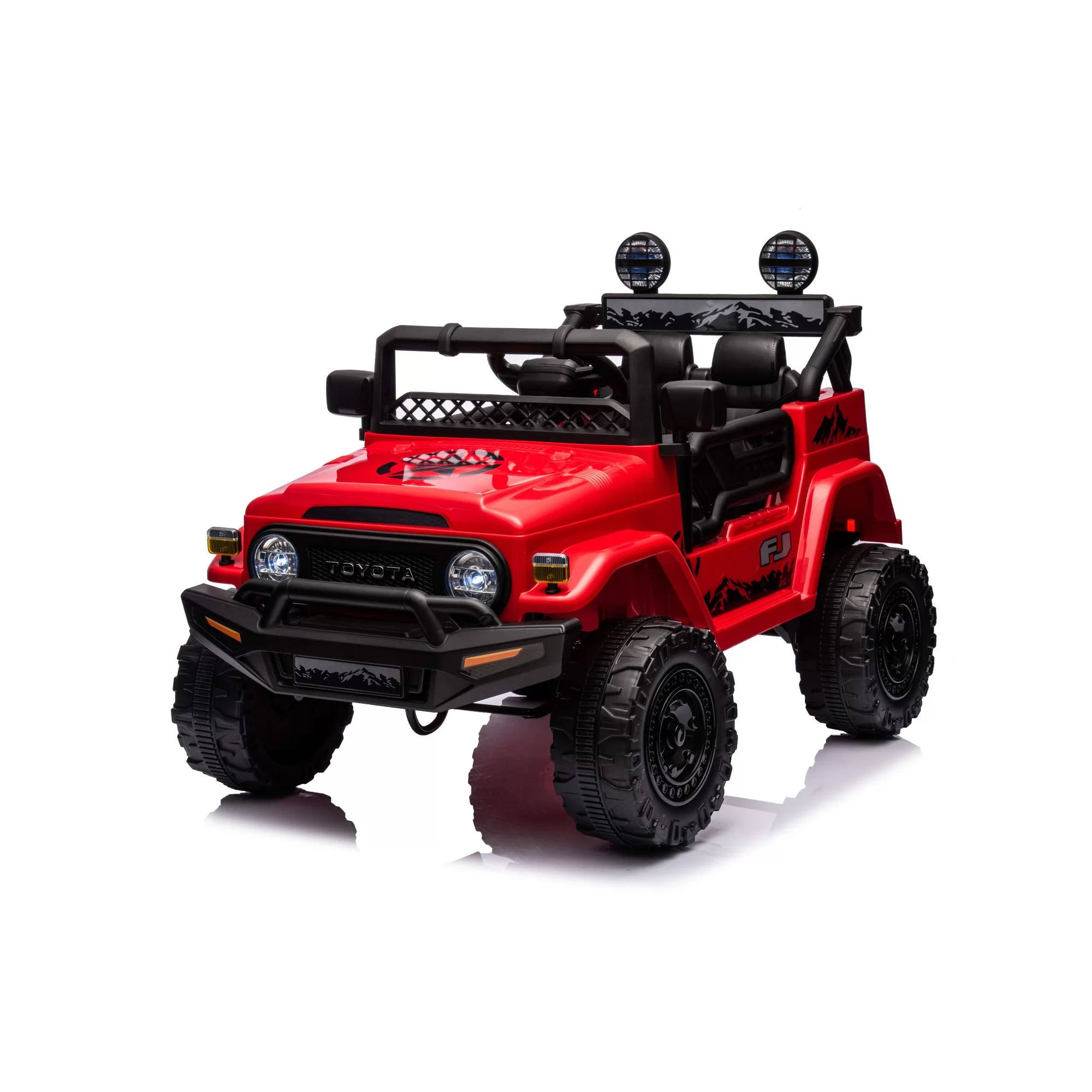 Official Licensed Toyota FJ Cruiser Kids Ride-On Car 6V/12V with 2.4G Remote Control, MP3 Dashboard & Camo Editions