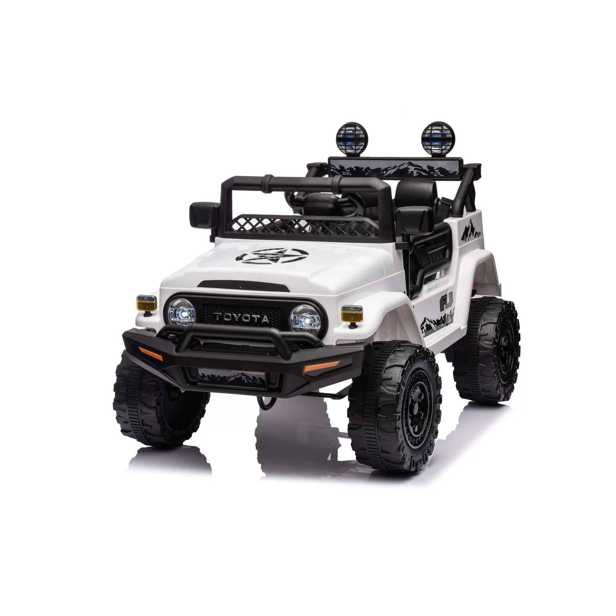 Official Licensed Toyota FJ Cruiser Kids Ride-On Car 6V/12V with 2.4G Remote Control, MP3 Dashboard & Camo Editions