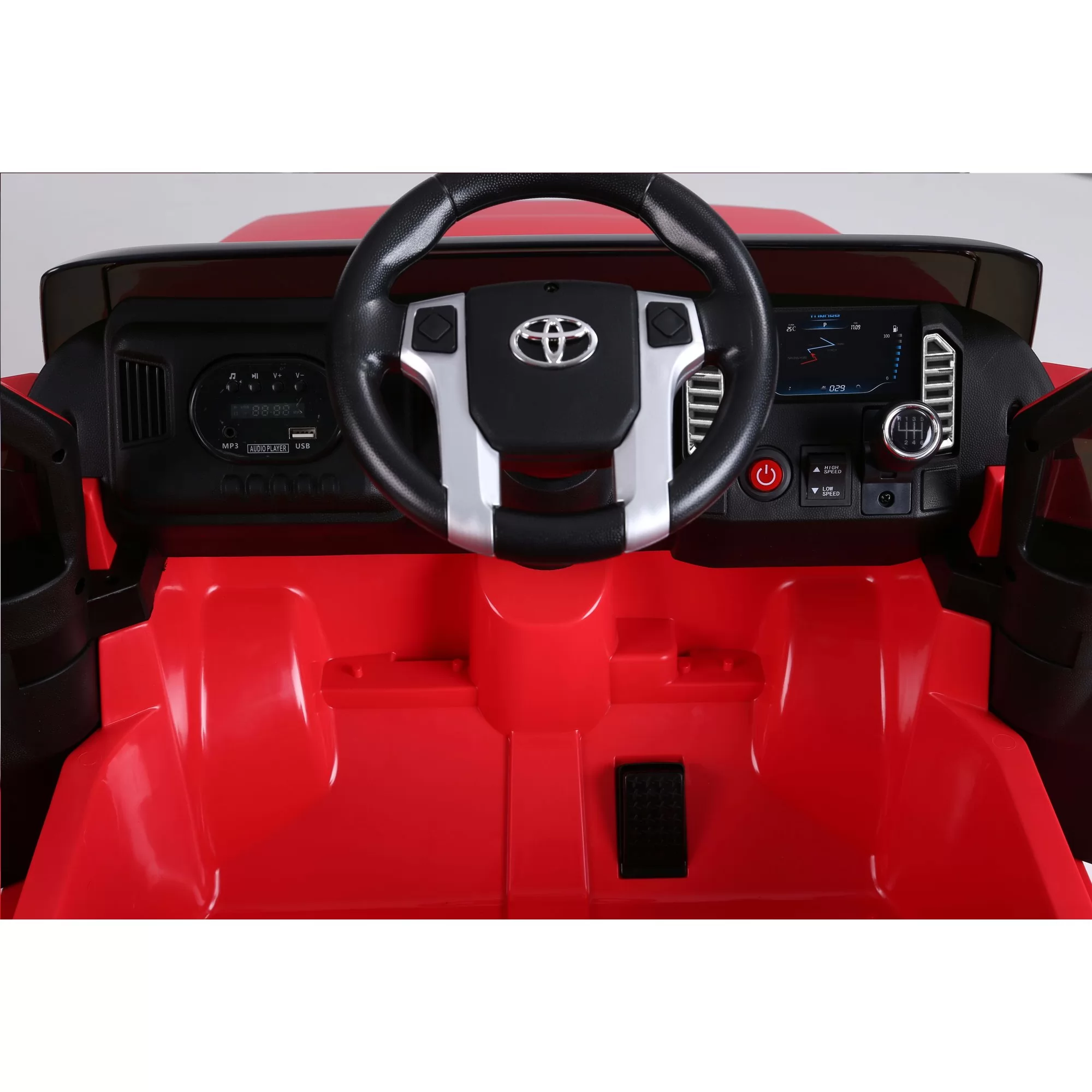 Official Licensed Toyota Tundra Kids Ride-On Truck 12V with 2.4G Remote Control, Button Start & MP3