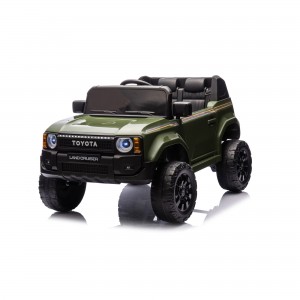 Official Licensed Toyota Prado Kids Ride-On Car 6V/12V/24V with 2.4G Remote Control, Openable Doors & Rear Shock Absorption