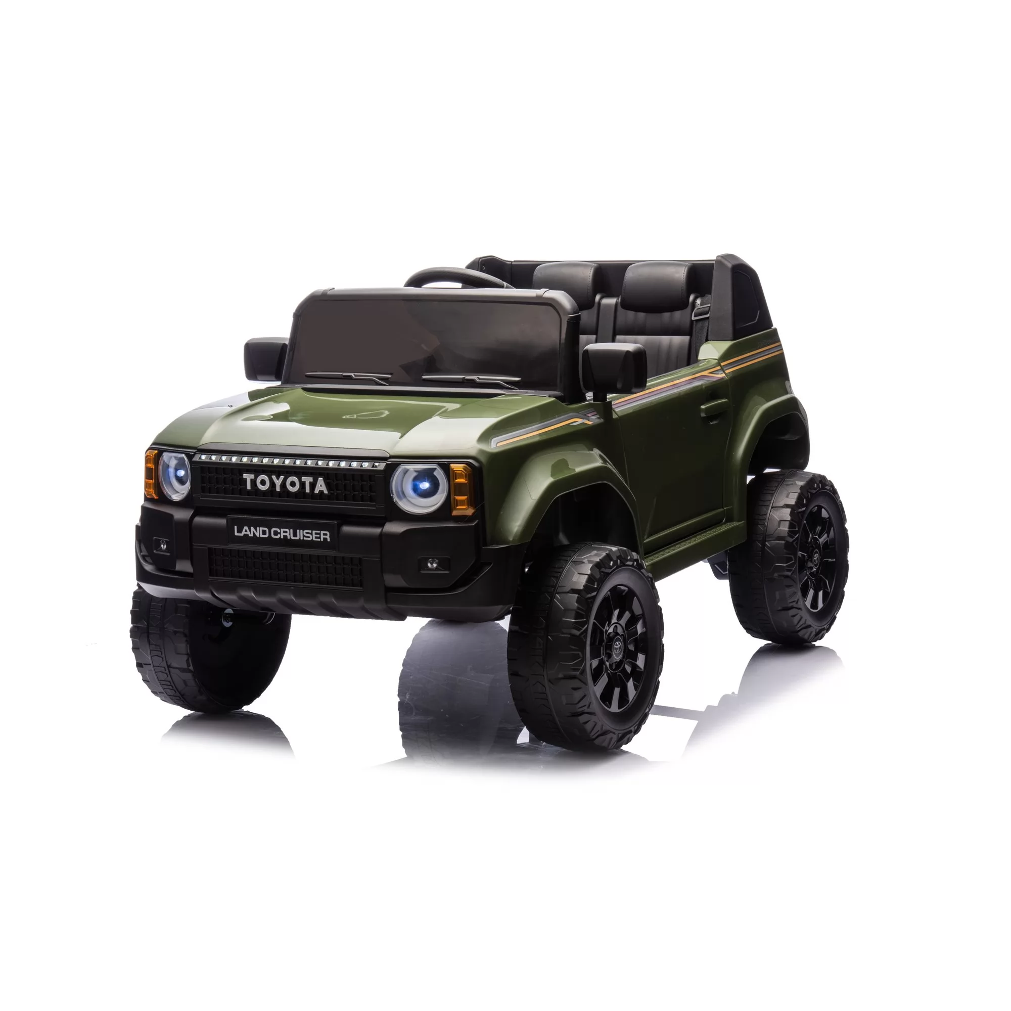 Official Licensed Toyota Prado Kids Ride-On Car 6V/12V/24V with 2.4G Remote Control, Openable Doors & Rear Shock Absorption