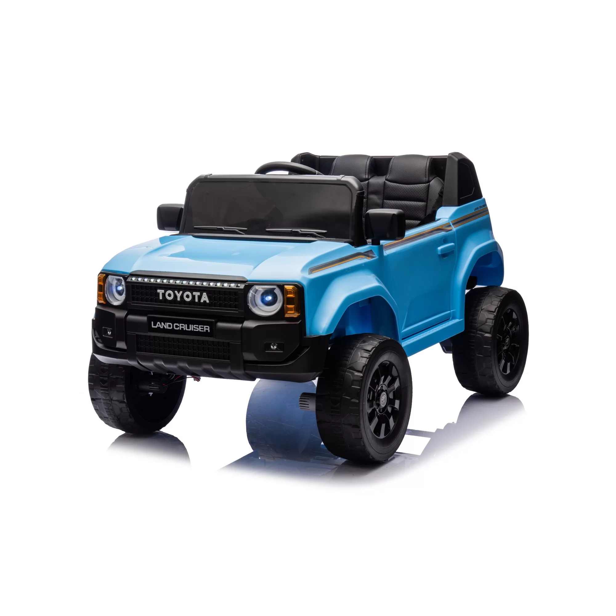 Official Licensed Toyota Prado Kids Ride-On Car 6V/12V/24V with 2.4G Remote Control, Openable Doors & Rear Shock Absorption