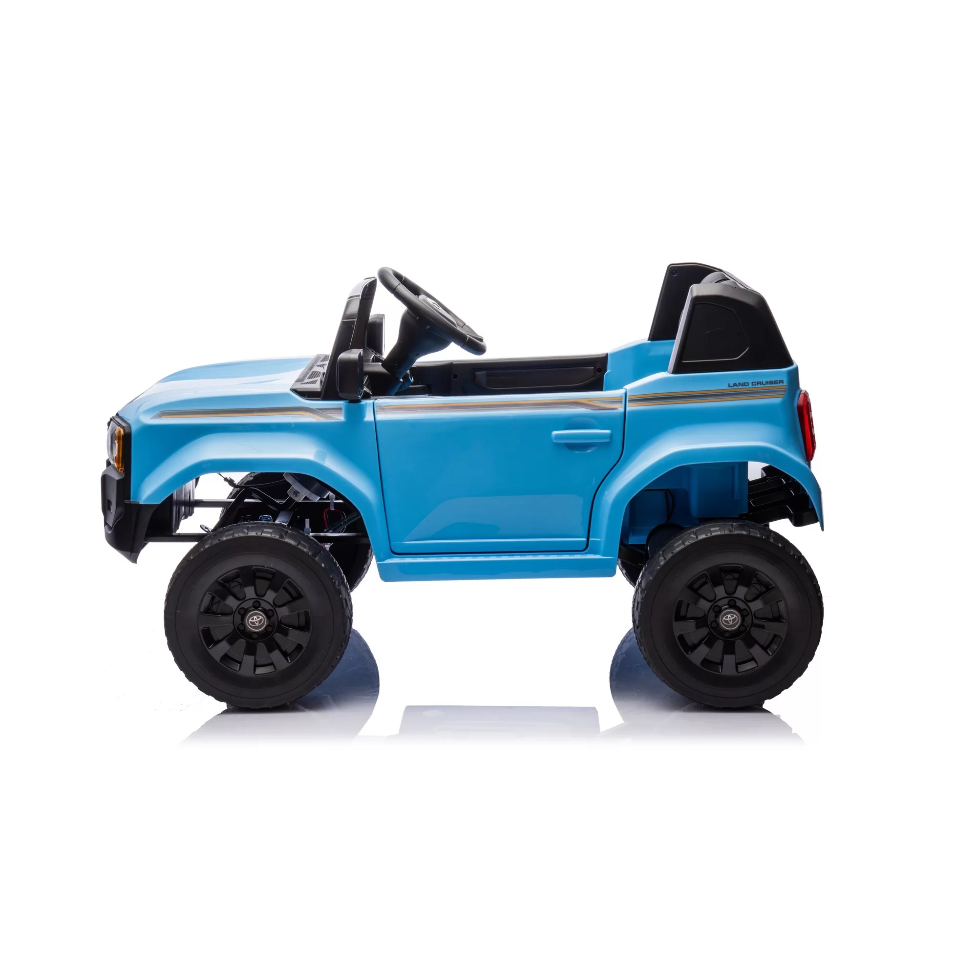 Official Licensed Toyota Prado Kids Ride-On Car 6V/12V/24V with 2.4G Remote Control, Openable Doors & Rear Shock Absorption