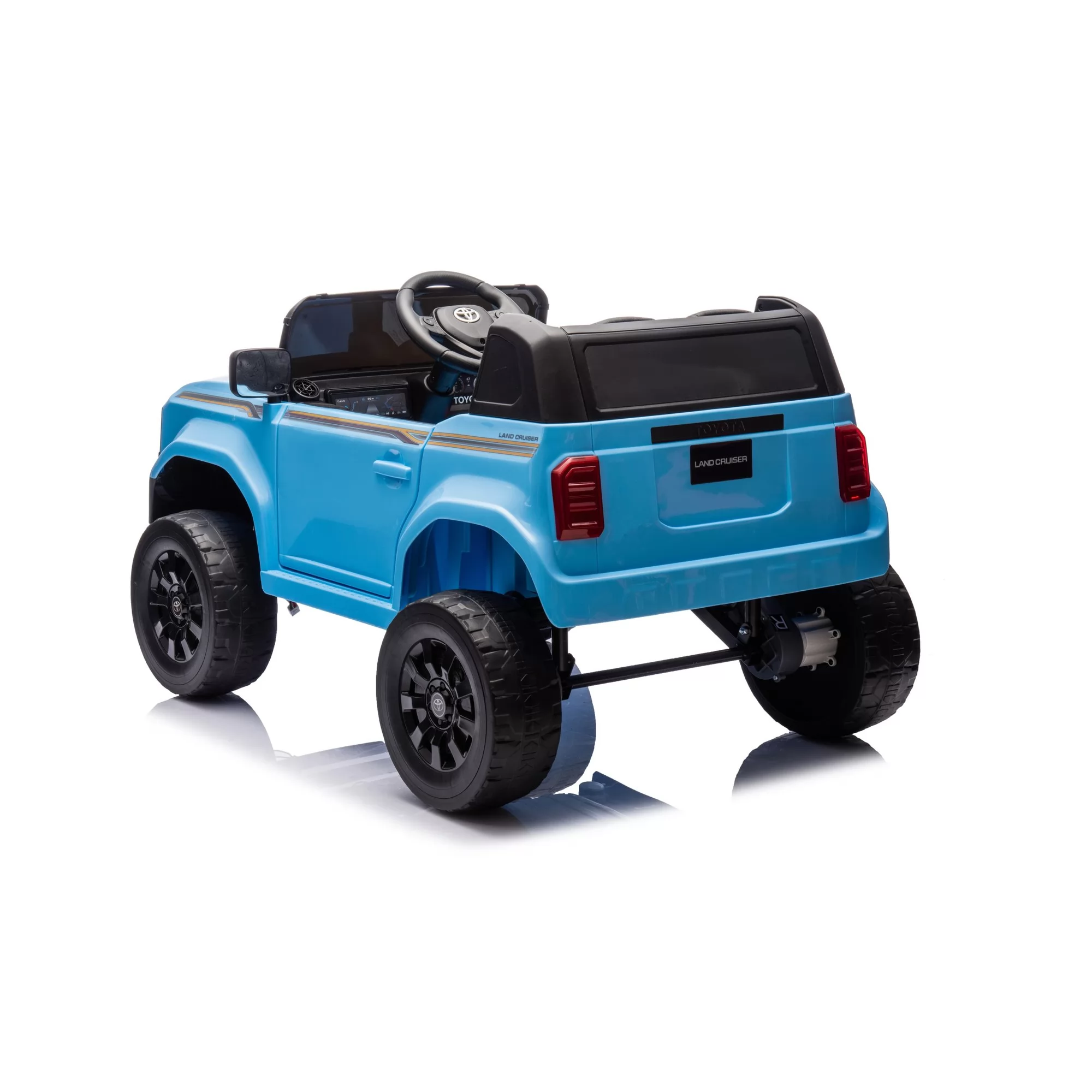 Official Licensed Toyota Prado Kids Ride-On Car 6V/12V/24V with 2.4G Remote Control, Openable Doors & Rear Shock Absorption