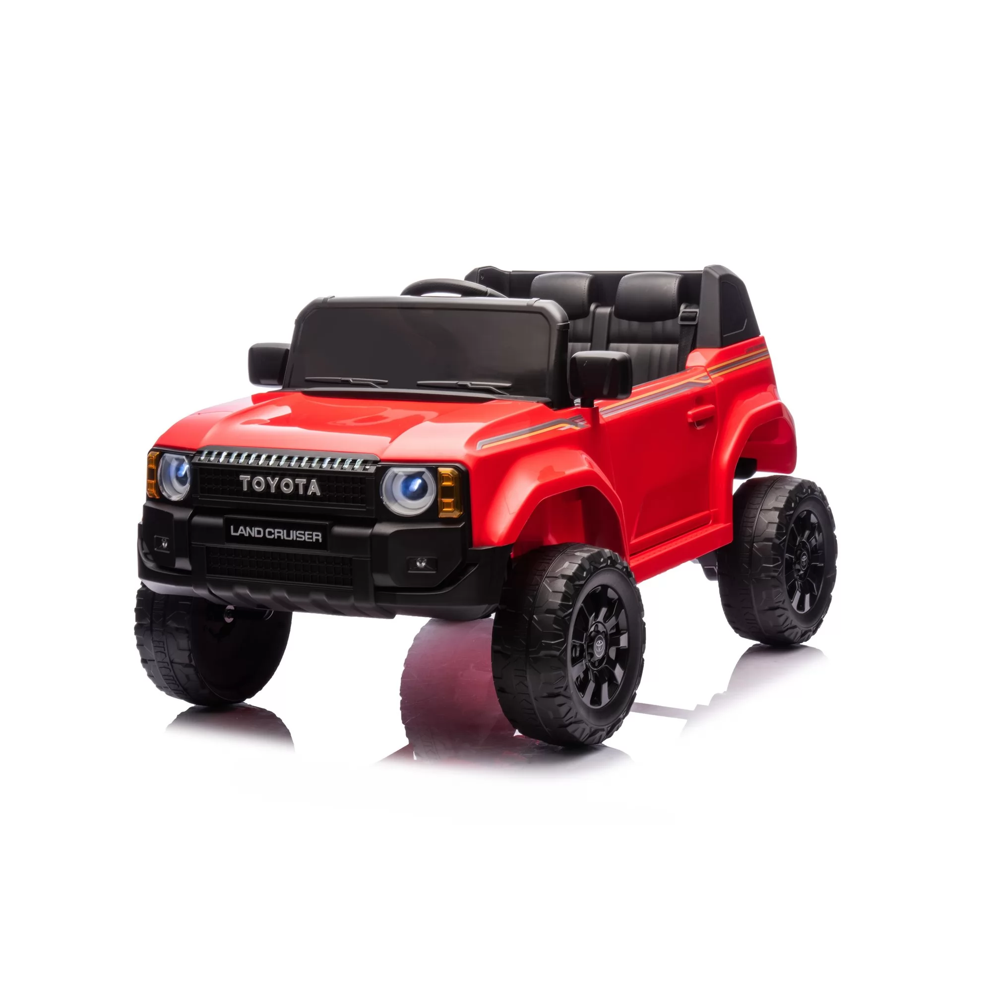 Official Licensed Toyota Prado Kids Ride-On Car 6V/12V/24V with 2.4G Remote Control, Openable Doors & Rear Shock Absorption
