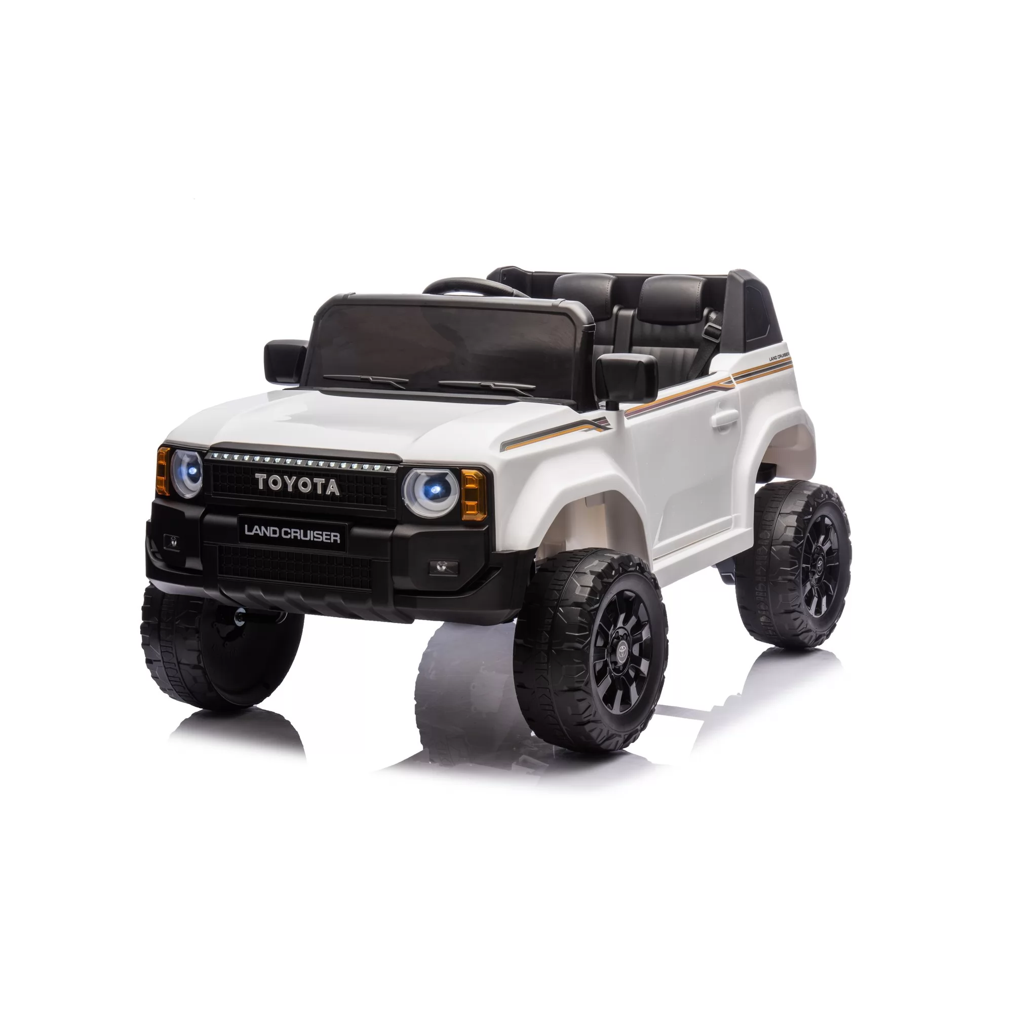 Official Licensed Toyota Prado Kids Ride-On Car 6V/12V/24V with 2.4G Remote Control, Openable Doors & Rear Shock Absorption