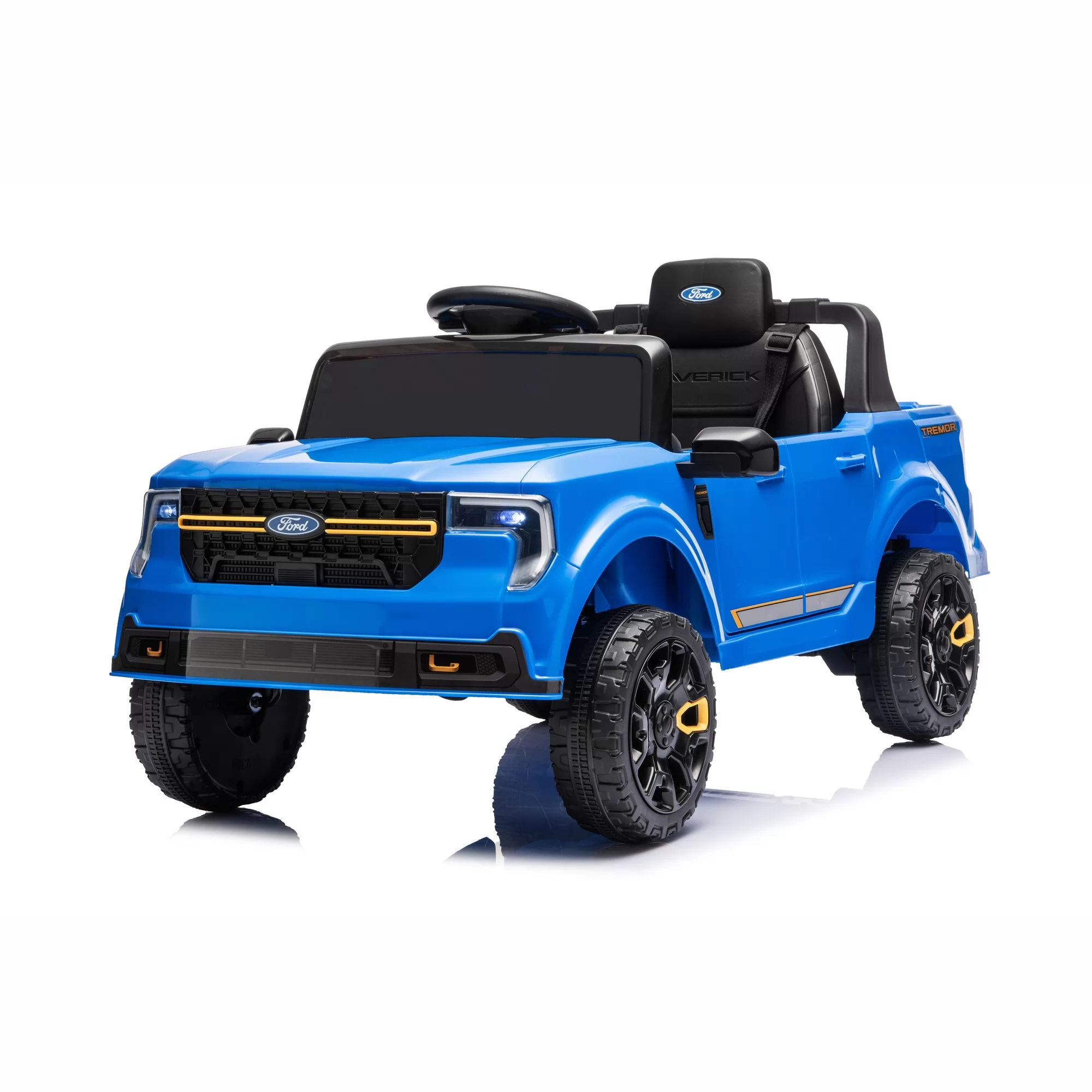 Licensed Ford Maverick Tremor Kids Ride-On Pickup Truck with 2.4G Remote Control, Bluetooth Dashboard and Off-Road Styling