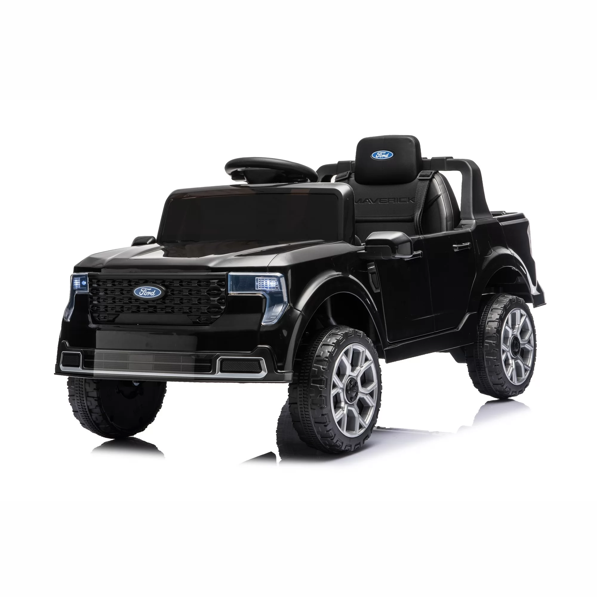 Licensed Ford Maverick Kids Ride-On Pickup Truck with 2.4G Remote Control, Bluetooth Dashboard and Five Body Colours