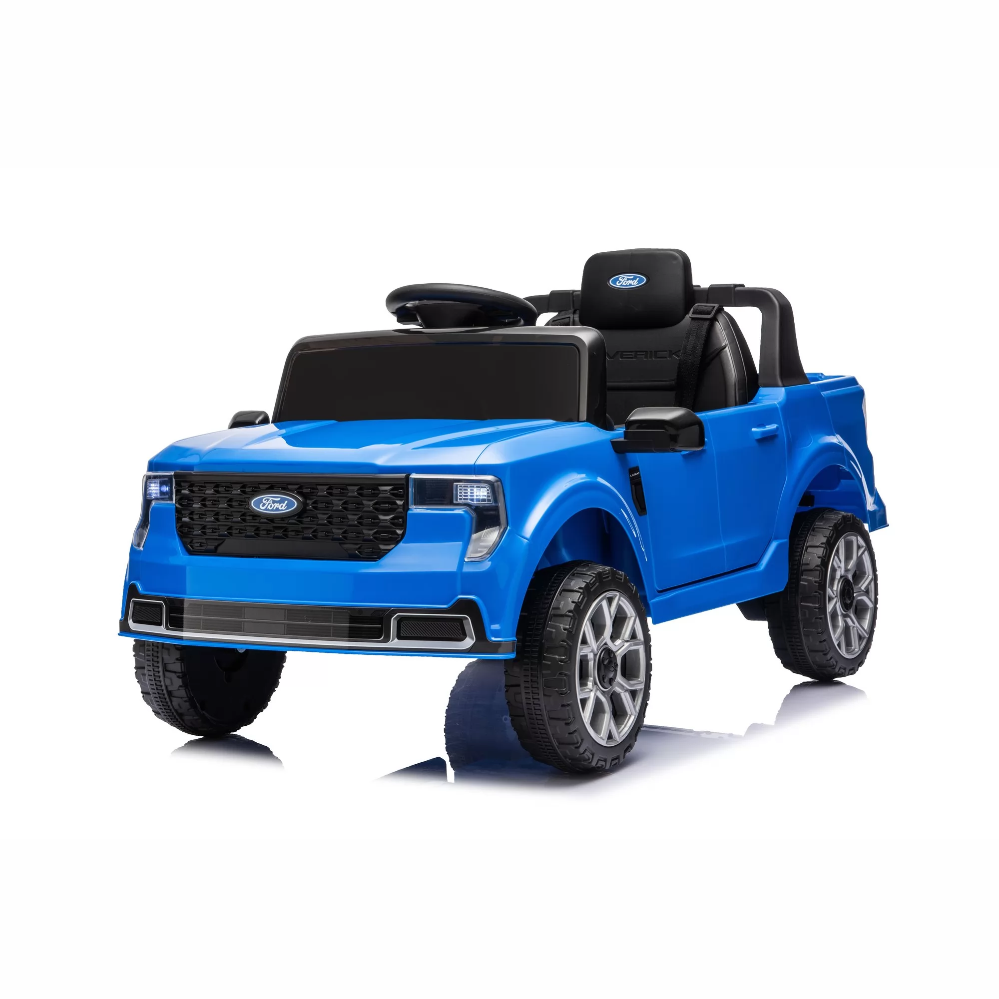 Licensed Ford Maverick Kids Ride-On Pickup Truck with 2.4G Remote Control, Bluetooth Dashboard and Five Body Colours