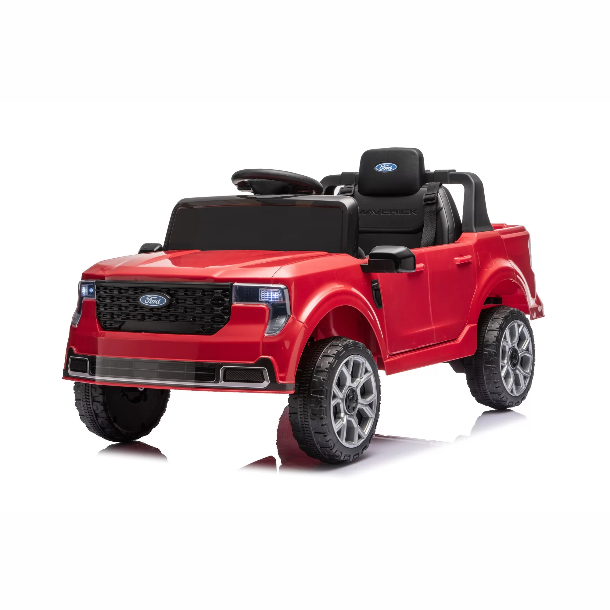 Licensed Ford Maverick Kids Ride-On Pickup Truck with 2.4G Remote Control, Bluetooth Dashboard and Five Body Colours