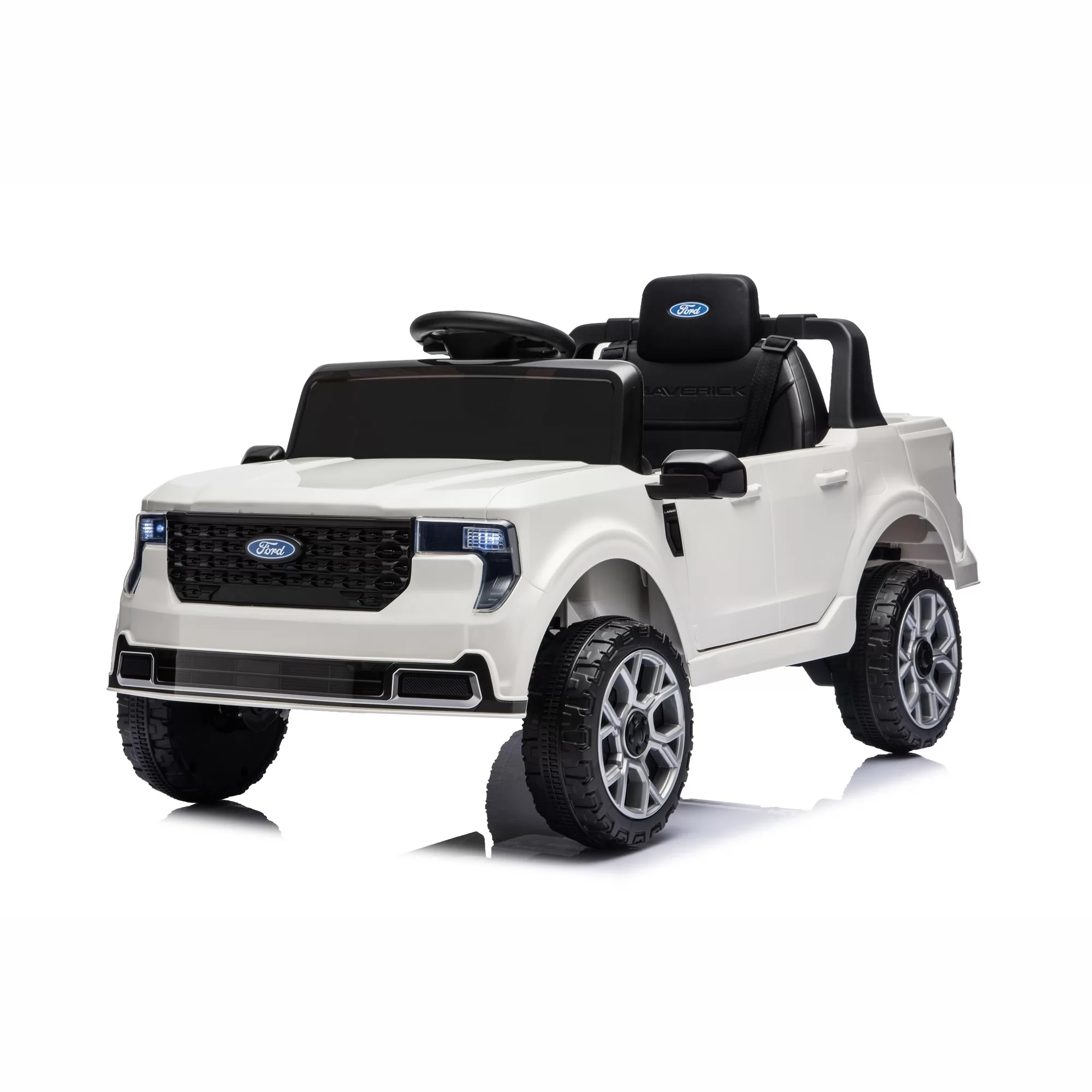 Licensed Ford Maverick Kids Ride-On Pickup Truck with 2.4G Remote Control, Bluetooth Dashboard and Five Body Colours