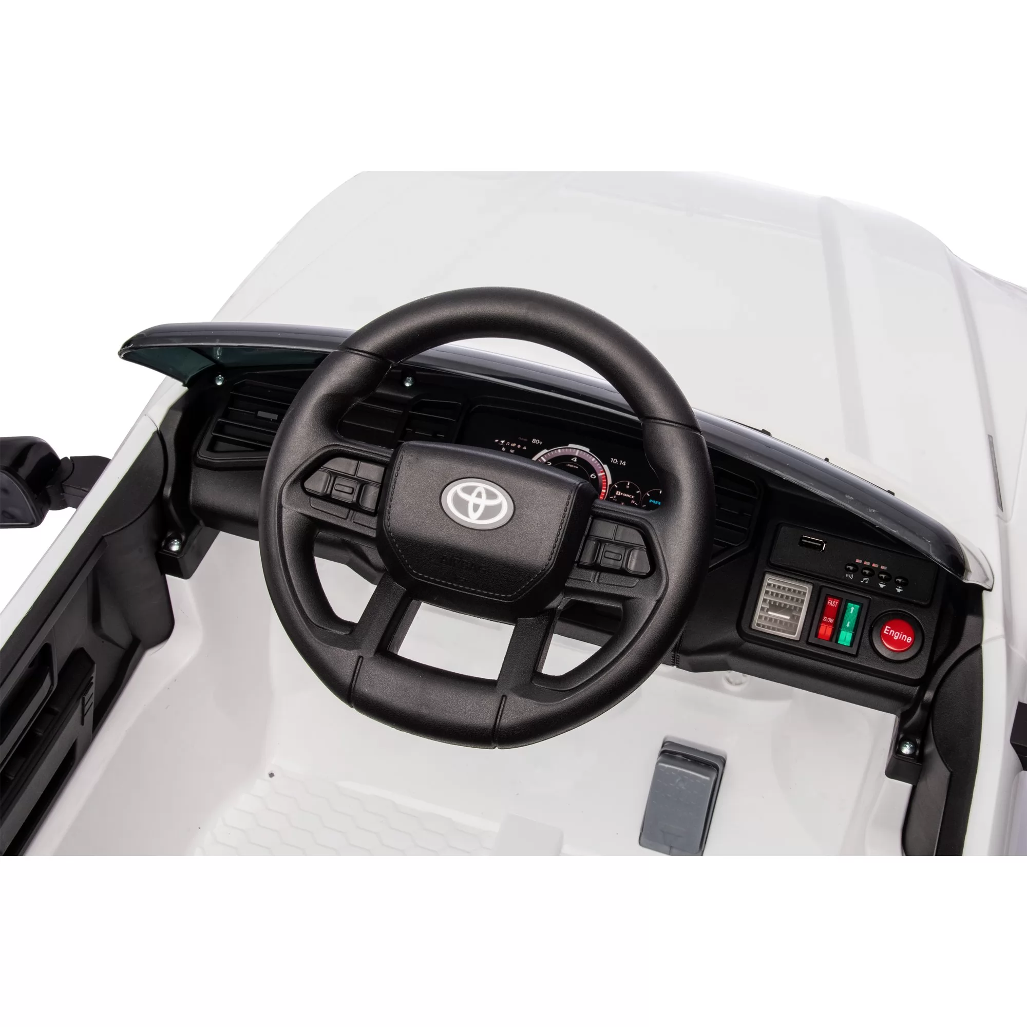 Official Licensed Toyota Sequoia Kids Ride-On SUV 12V with 2.4G Remote Control, Openable Door & MP3