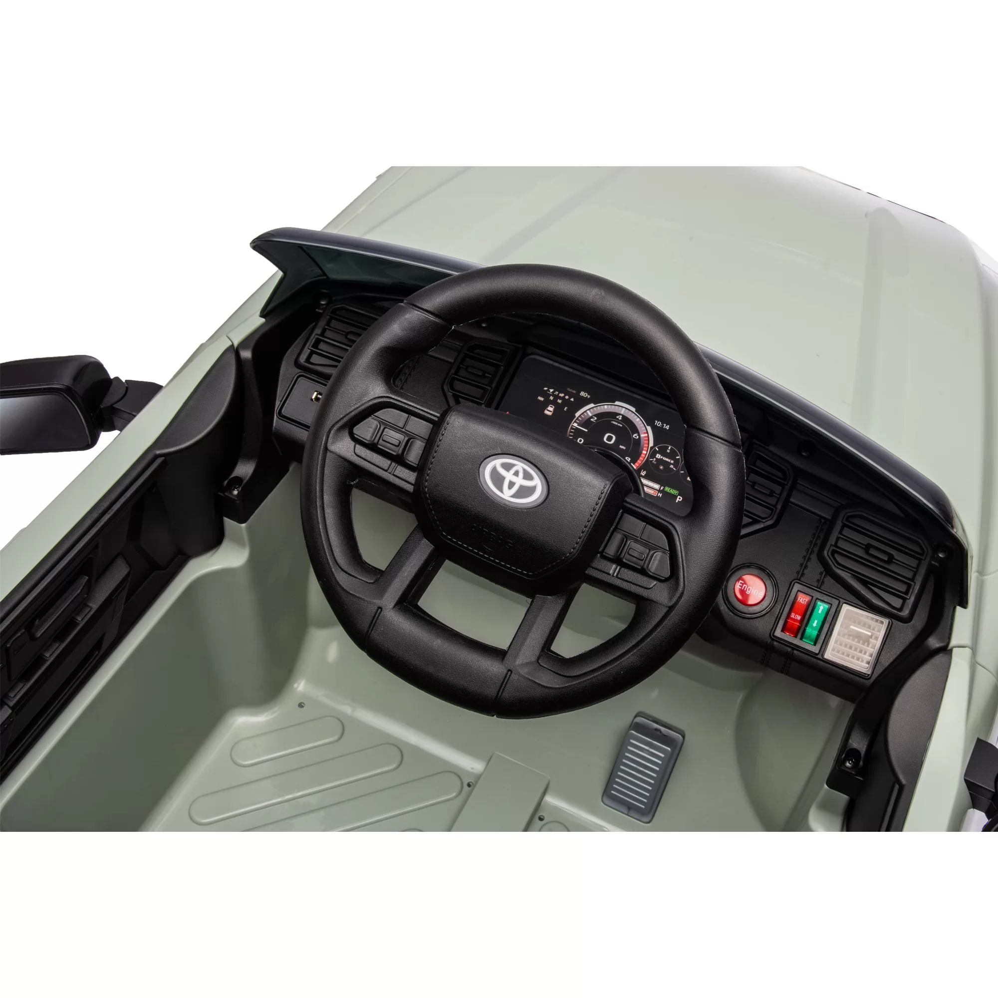 12V Toyota Tundra Ride-On Truck for Kids | Open-Top Cab, 2.4G Remote, Rear Wheel Suspension
