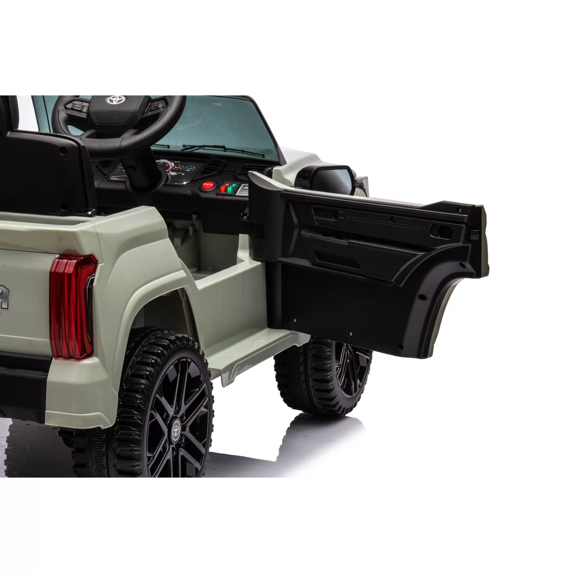 12V Toyota Tundra Ride-On Truck for Kids | Open-Top Cab, 2.4G Remote, Rear Wheel Suspension