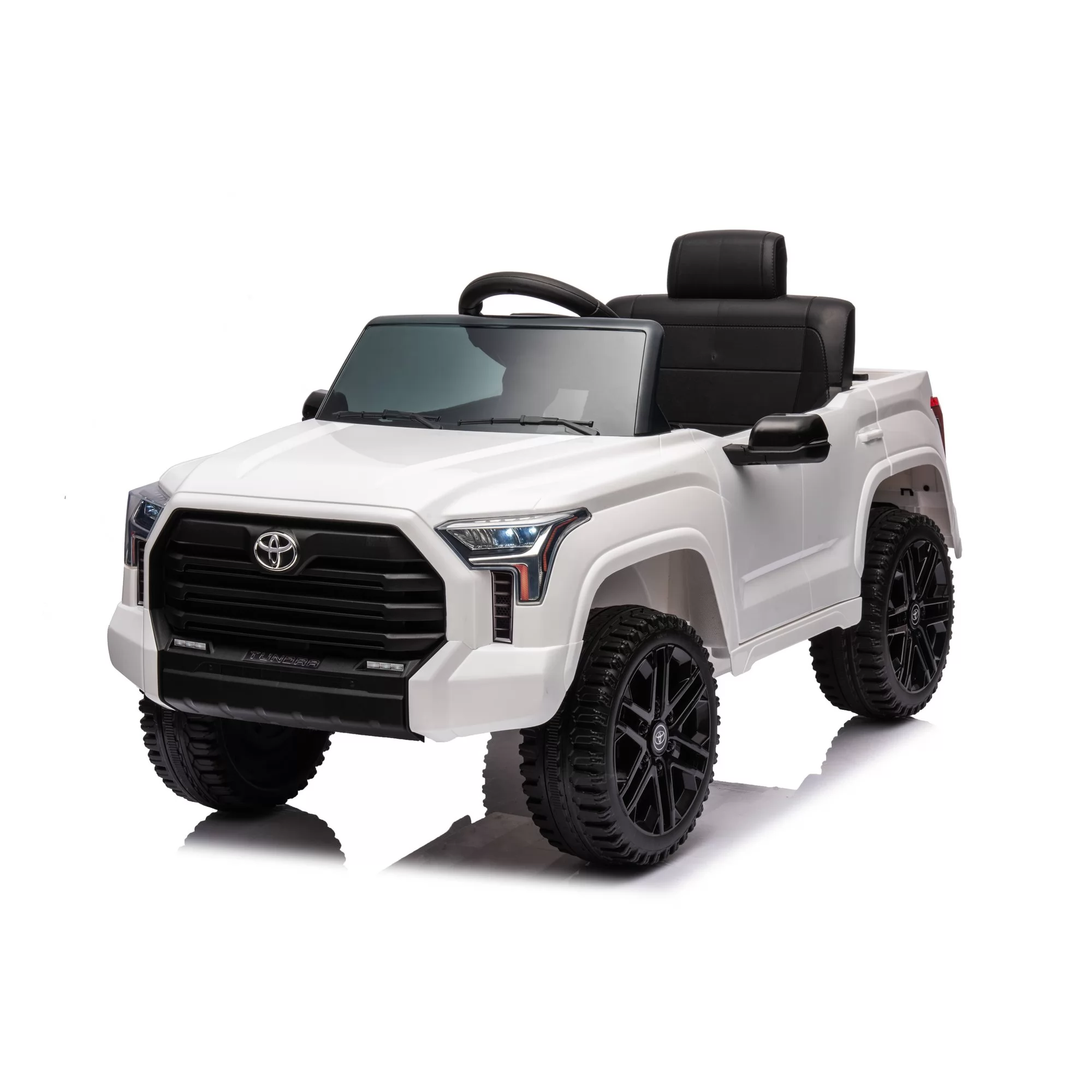 12V Toyota Tundra Ride-On Truck for Kids | Open-Top Cab, 2.4G Remote, Rear Wheel Suspension