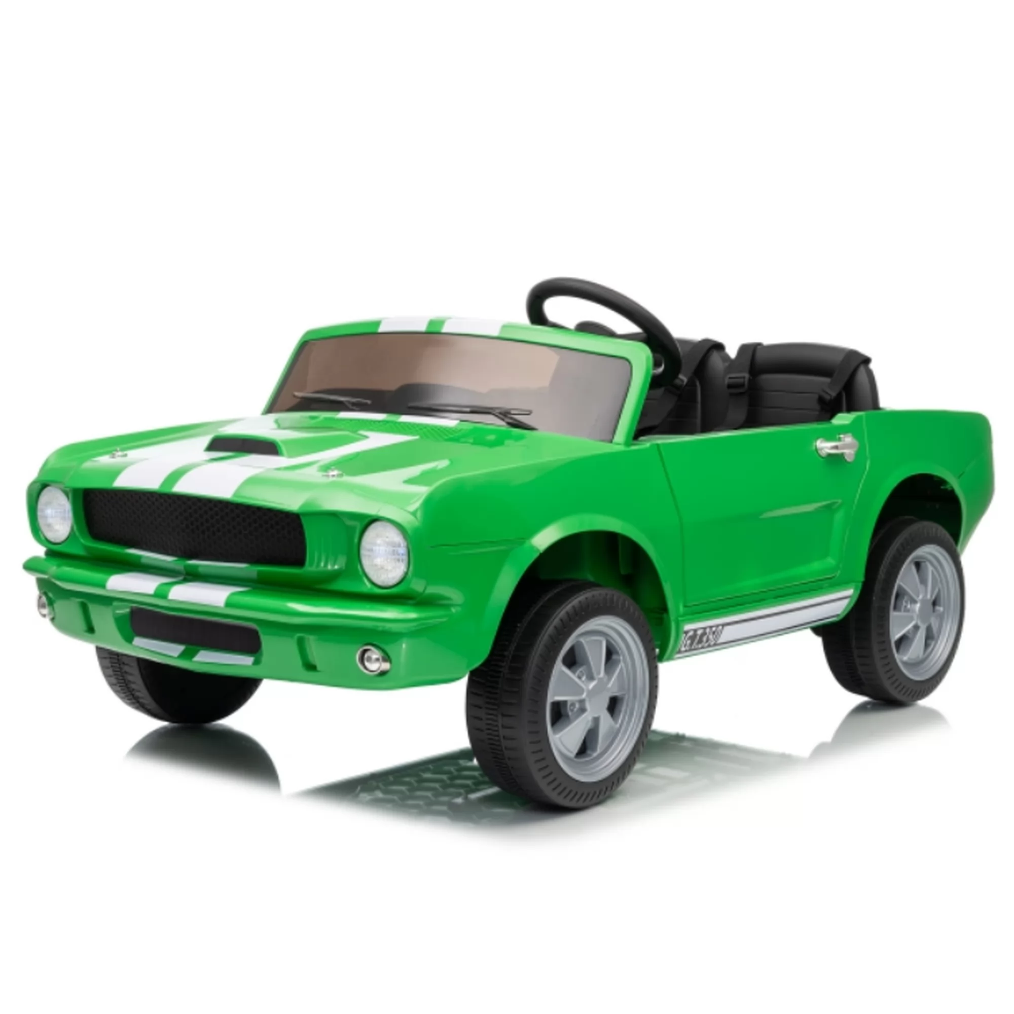 Official Licensed Ford Shelby GT350 Two-Seat 12V Kids Ride-On Car with 2.4G Remote & Rear Trailer