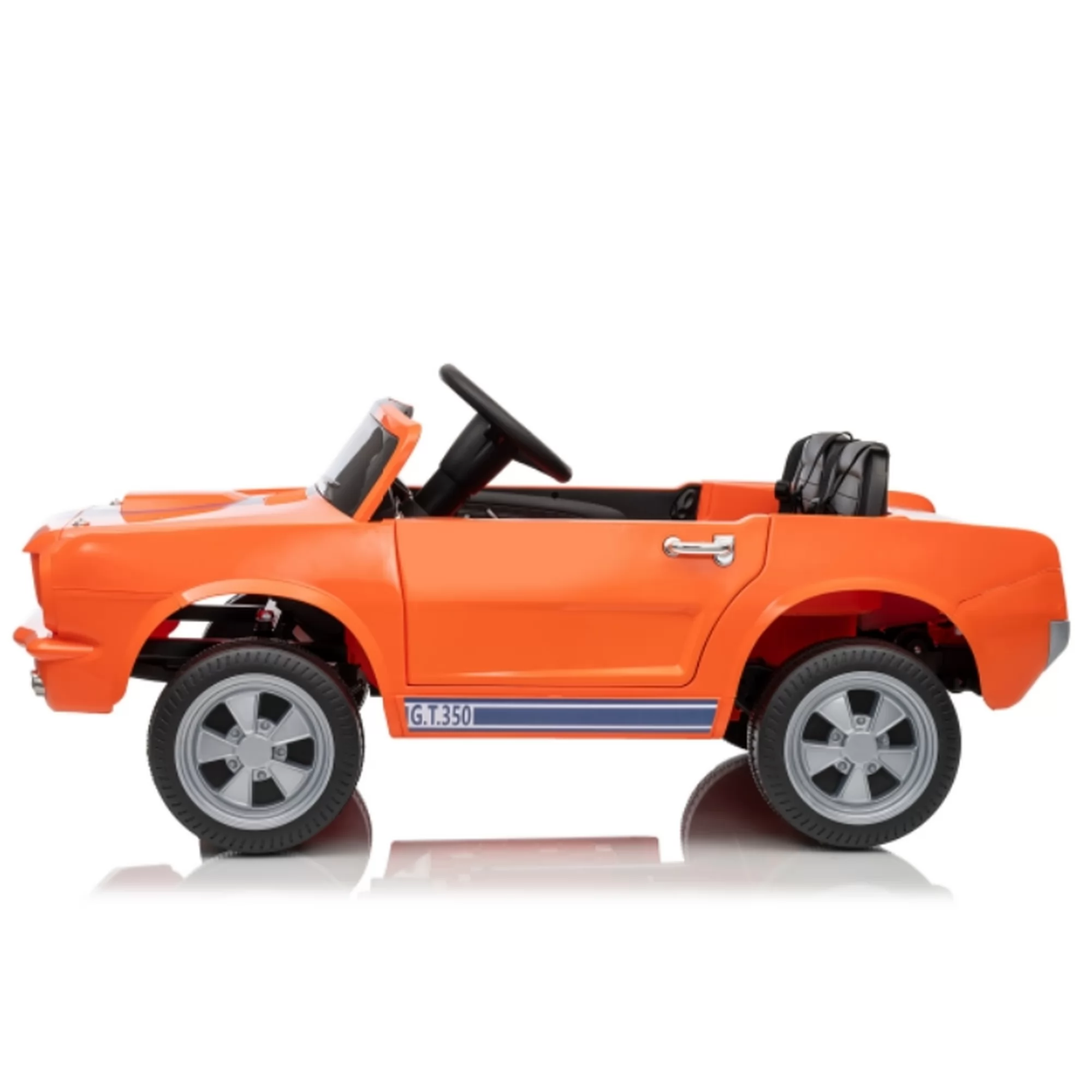 Official Licensed Ford Shelby GT350 Two-Seat 12V Kids Ride-On Car with 2.4G Remote & Rear Trailer