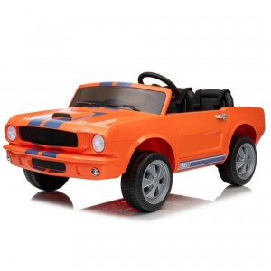 Official Licensed Ford Shelby GT350 Two-Seat 12V Kids Ride-On Car with 2.4G Remote & Rear Trailer