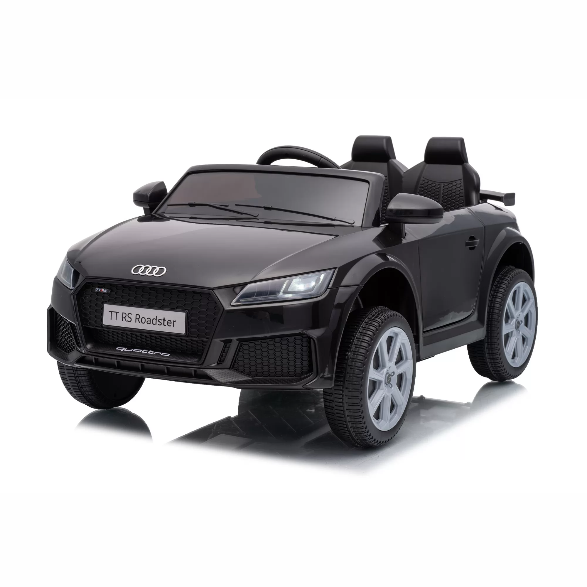 Official Licensed Audi TT RS Roadster Kids Ride-On Car – Convertible Two-Seater with 2.4G Remote Control, Openable Doors & Bluetooth