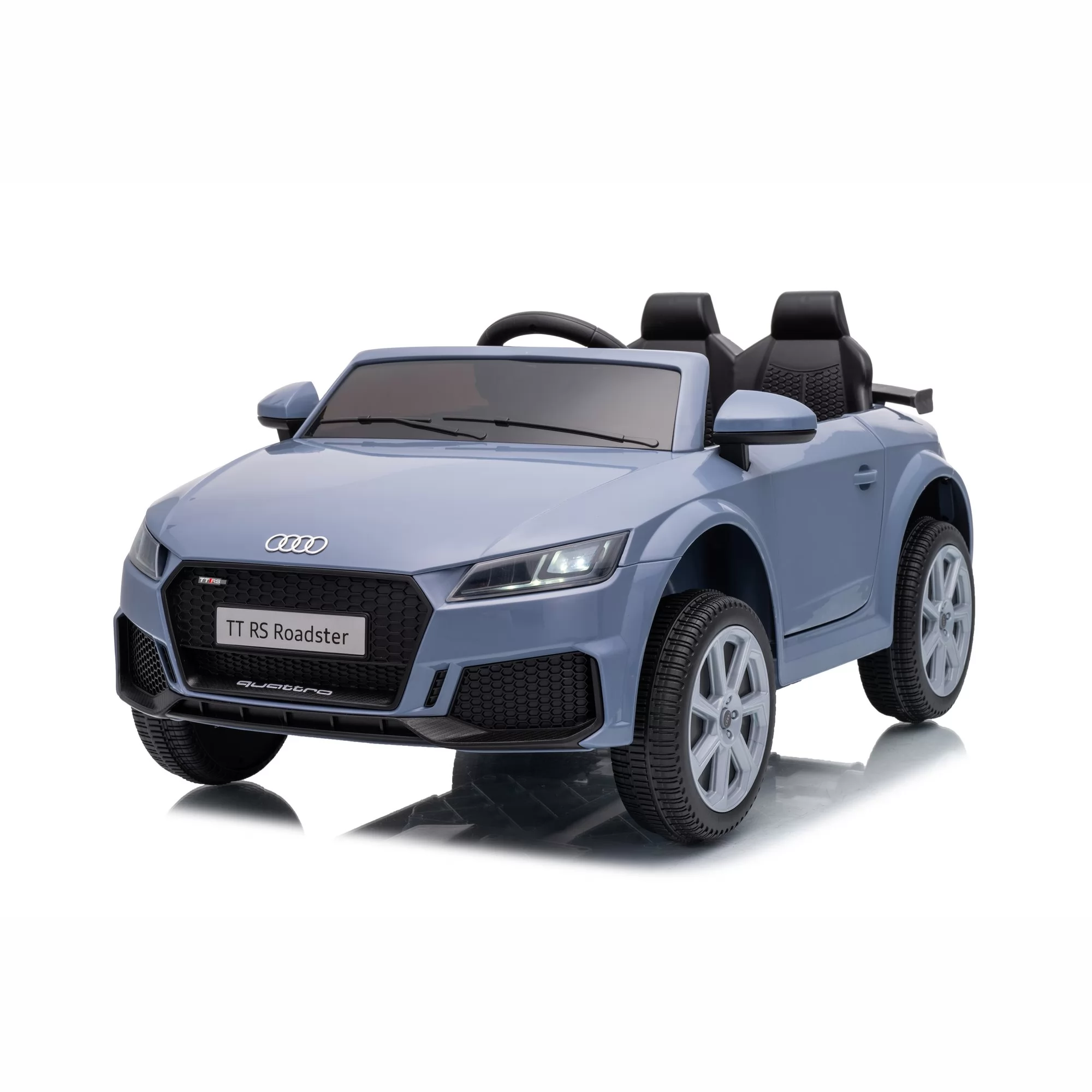 Official Licensed Audi TT RS Roadster Kids Ride-On Car – Convertible Two-Seater with 2.4G Remote Control, Openable Doors & Bluetooth