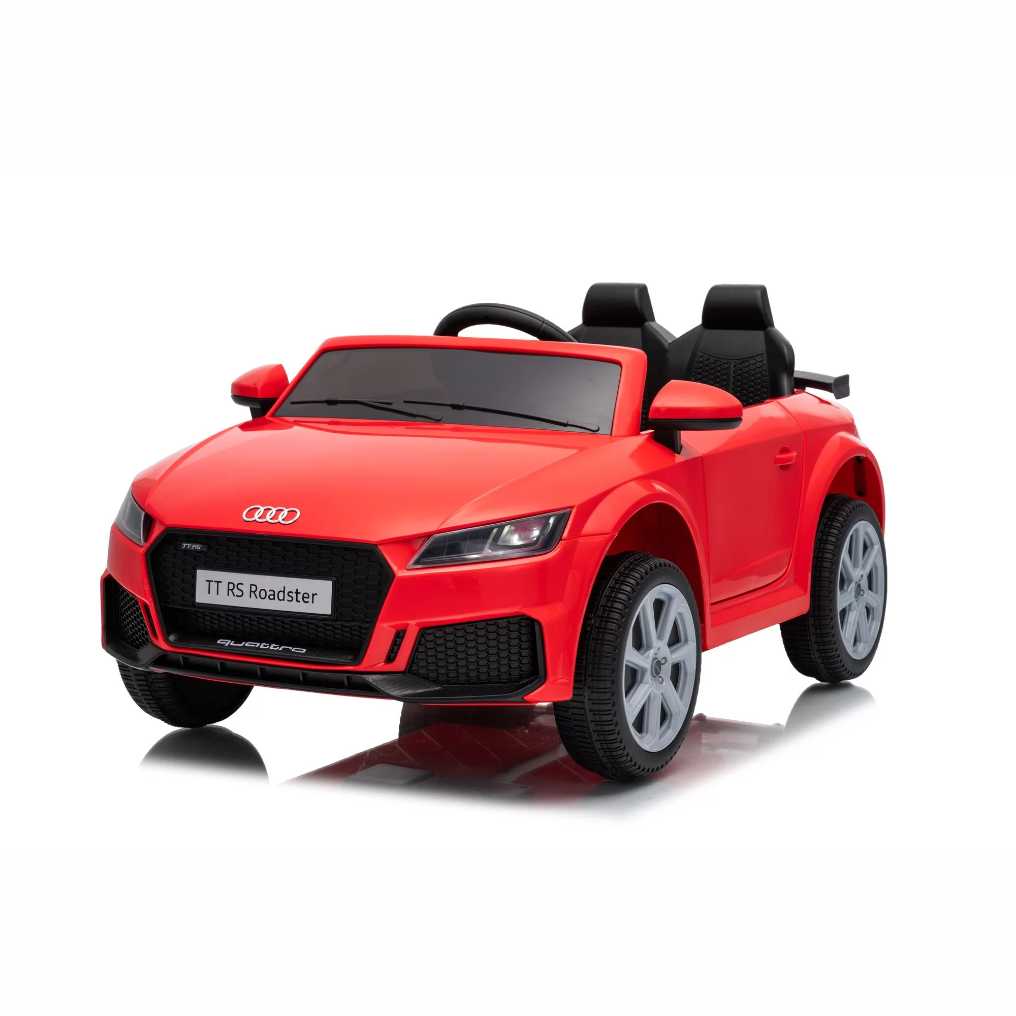 Official Licensed Audi TT RS Roadster Kids Ride-On Car – Convertible Two-Seater with 2.4G Remote Control, Openable Doors & Bluetooth