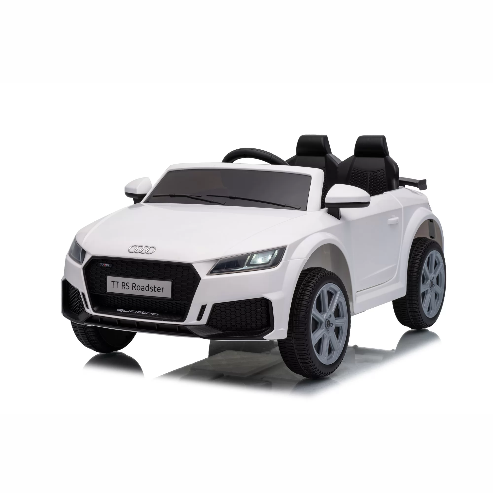 Official Licensed Audi TT RS Roadster Kids Ride-On Car – Convertible Two-Seater with 2.4G Remote Control, Openable Doors & Bluetooth