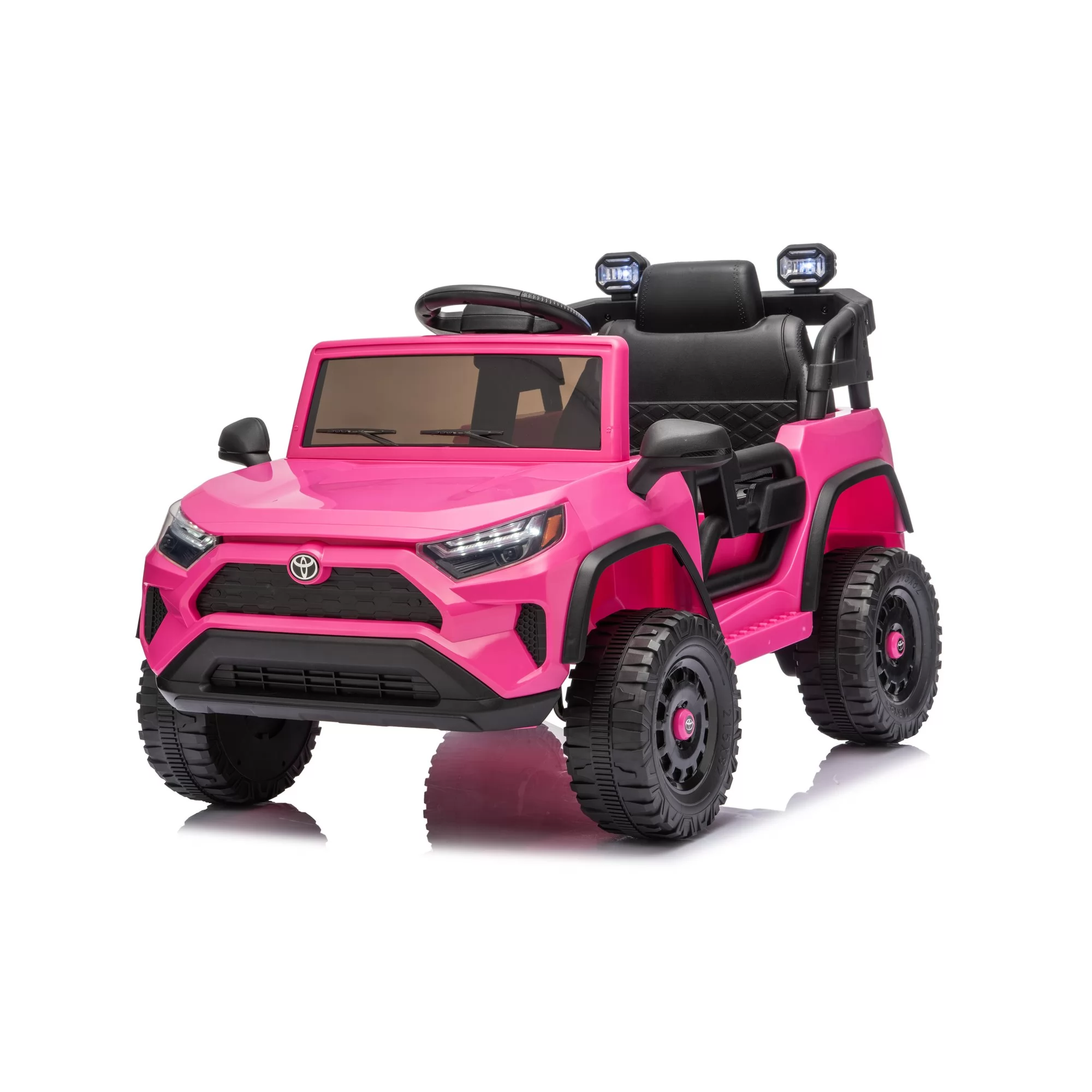 Toyota RAV4 12V Ride-On SUV for Kids | Two Seats, 4-Wheel Suspension, Bluetooth