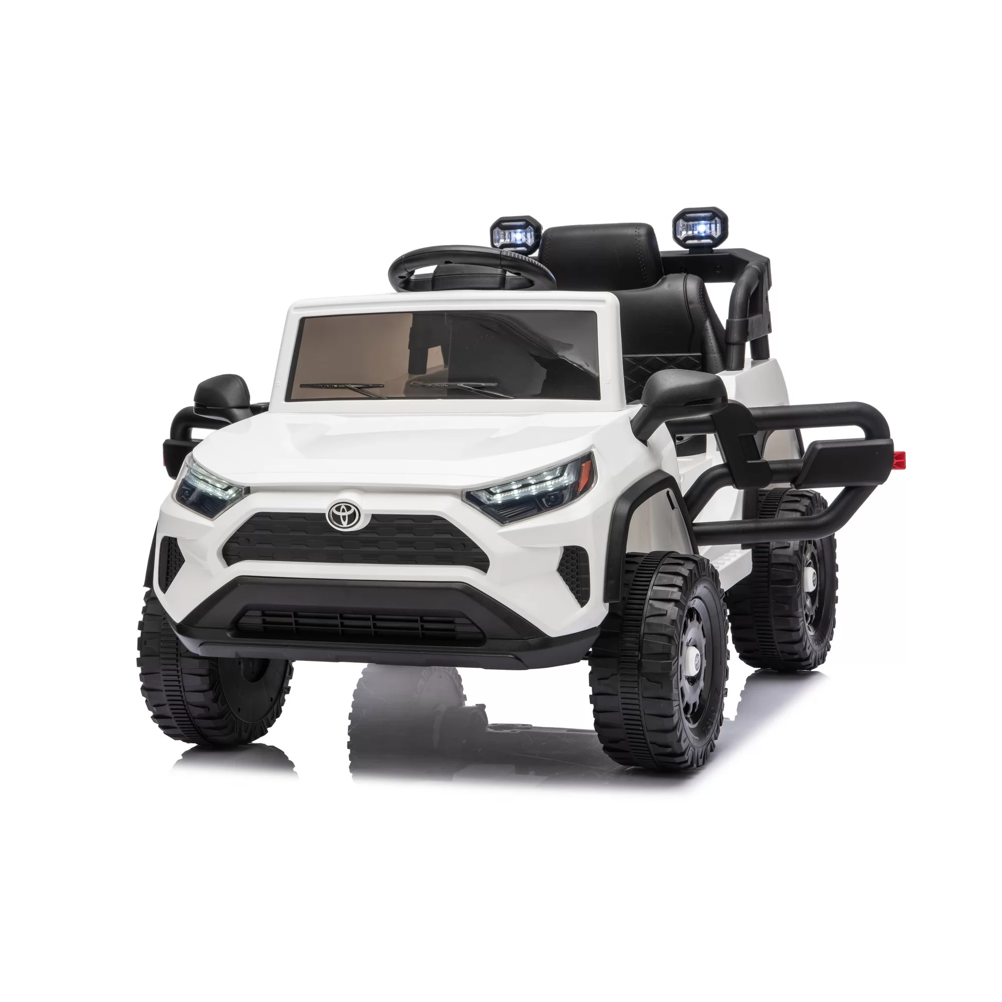 Toyota RAV4 12V Ride-On SUV for Kids | Two Seats, 4-Wheel Suspension, Bluetooth
