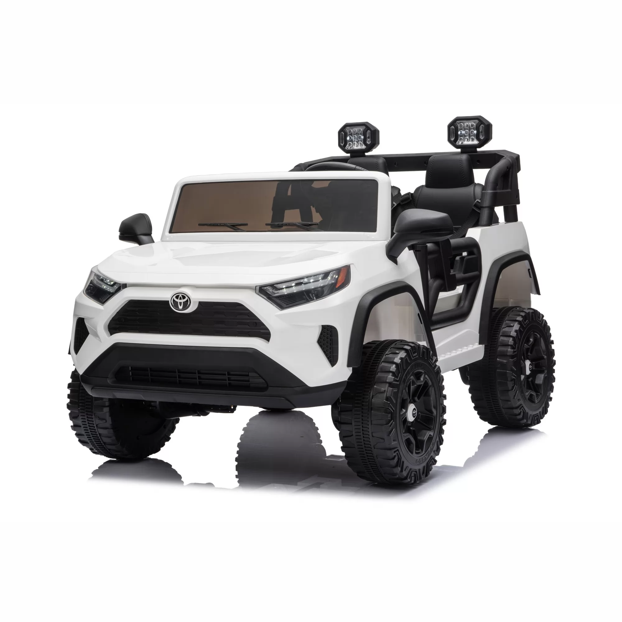 Compact Toyota RAV4 6V Ride-On SUV for Kids | 2.4G Remote, 4-Wheel Suspension, Bluetooth