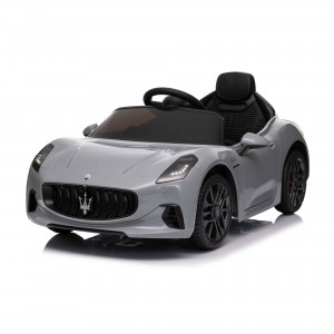 Official Licensed Maserati GranCabrio Kids Ride-On Car 12V with 2.4G Remote, Opening Doors & Bluetooth