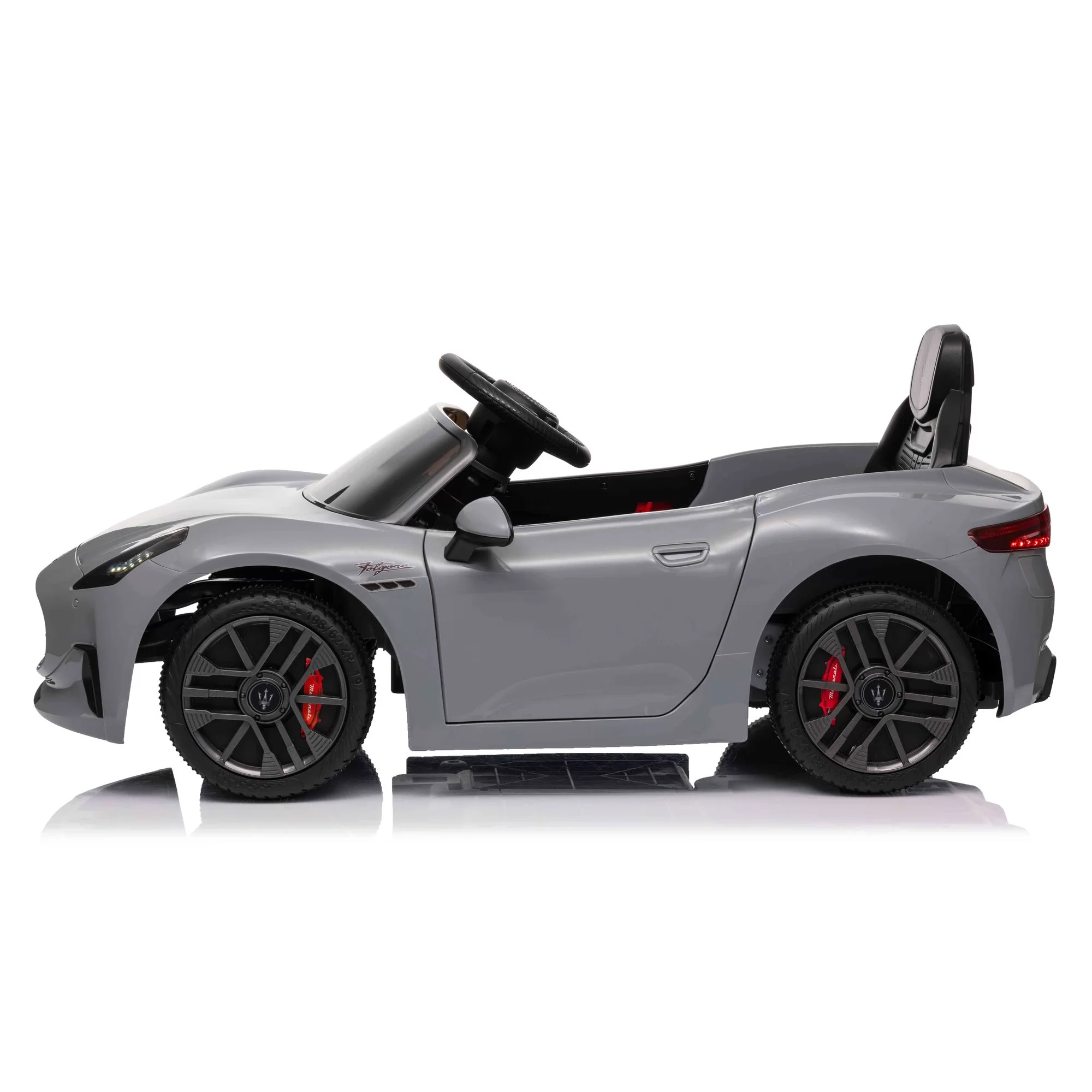 Official Licensed Maserati GranCabrio Kids Ride-On Car 12V with 2.4G Remote, Opening Doors & Bluetooth