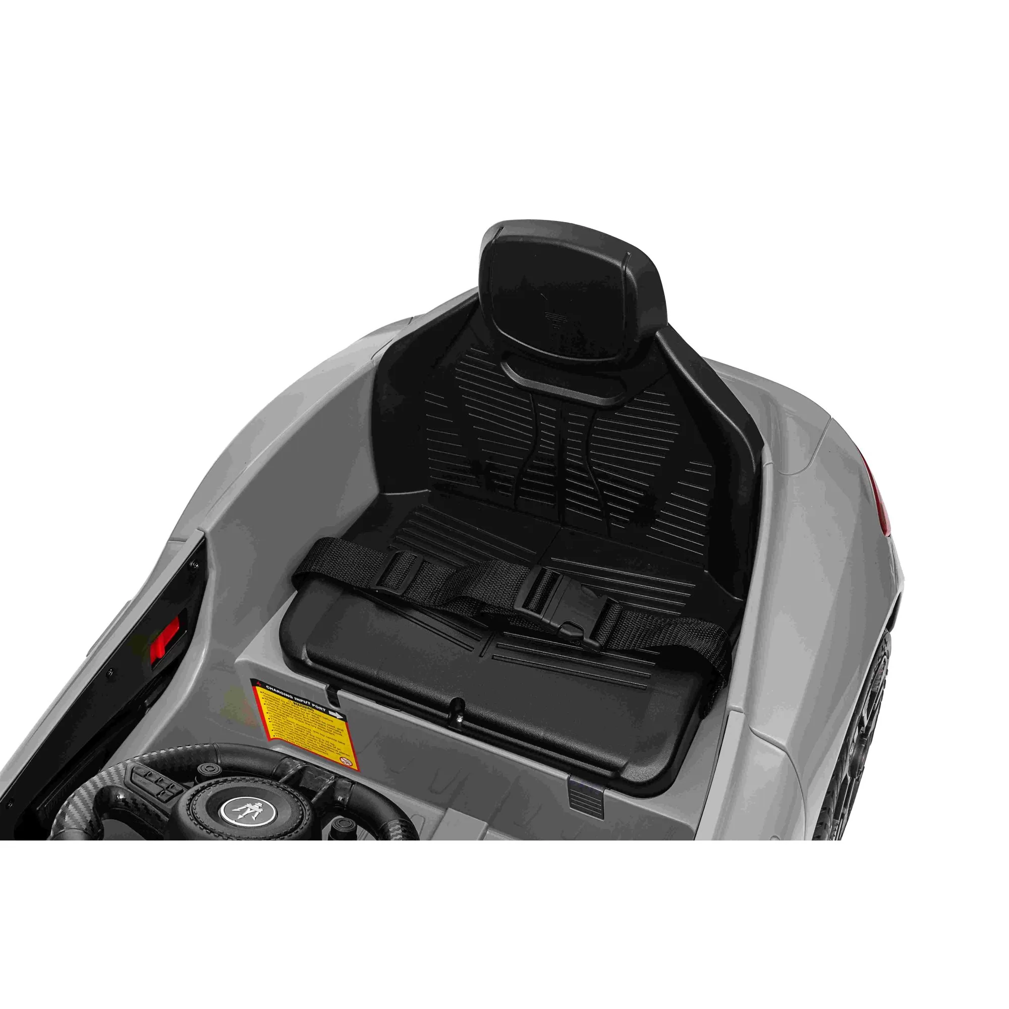 Official Licensed Maserati GranCabrio Kids Ride-On Car 12V with 2.4G Remote, Opening Doors & Bluetooth
