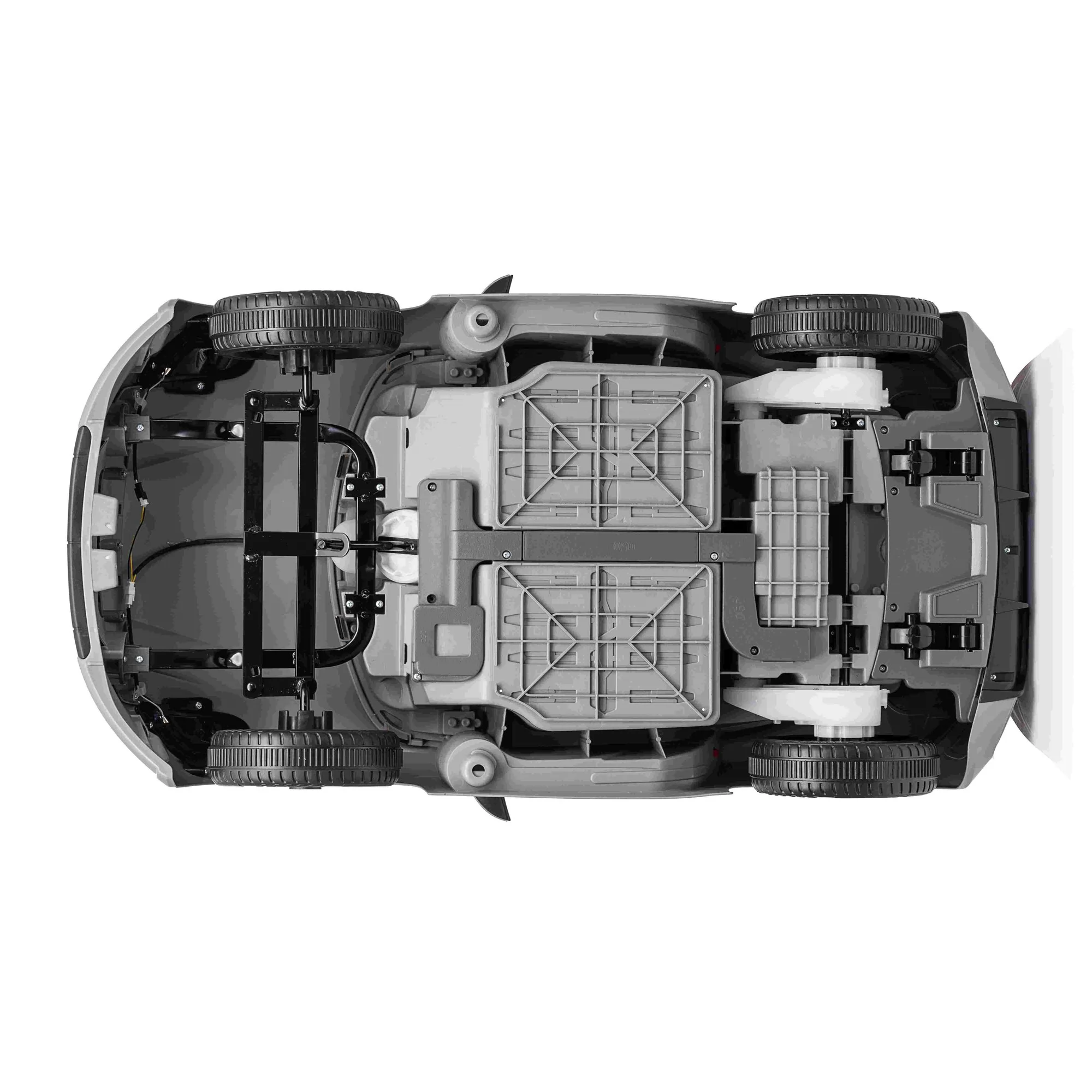 Official Licensed Maserati GranCabrio Kids Ride-On Car 12V with 2.4G Remote, Opening Doors & Bluetooth
