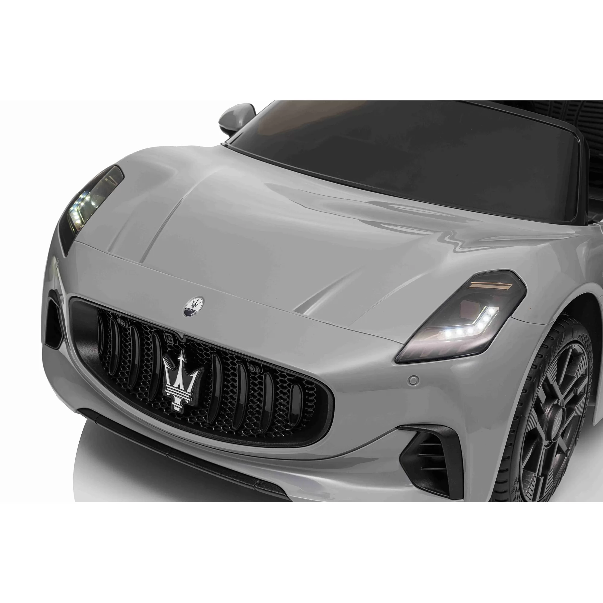 Official Licensed Maserati GranCabrio Kids Ride-On Car 12V with 2.4G Remote, Opening Doors & Bluetooth