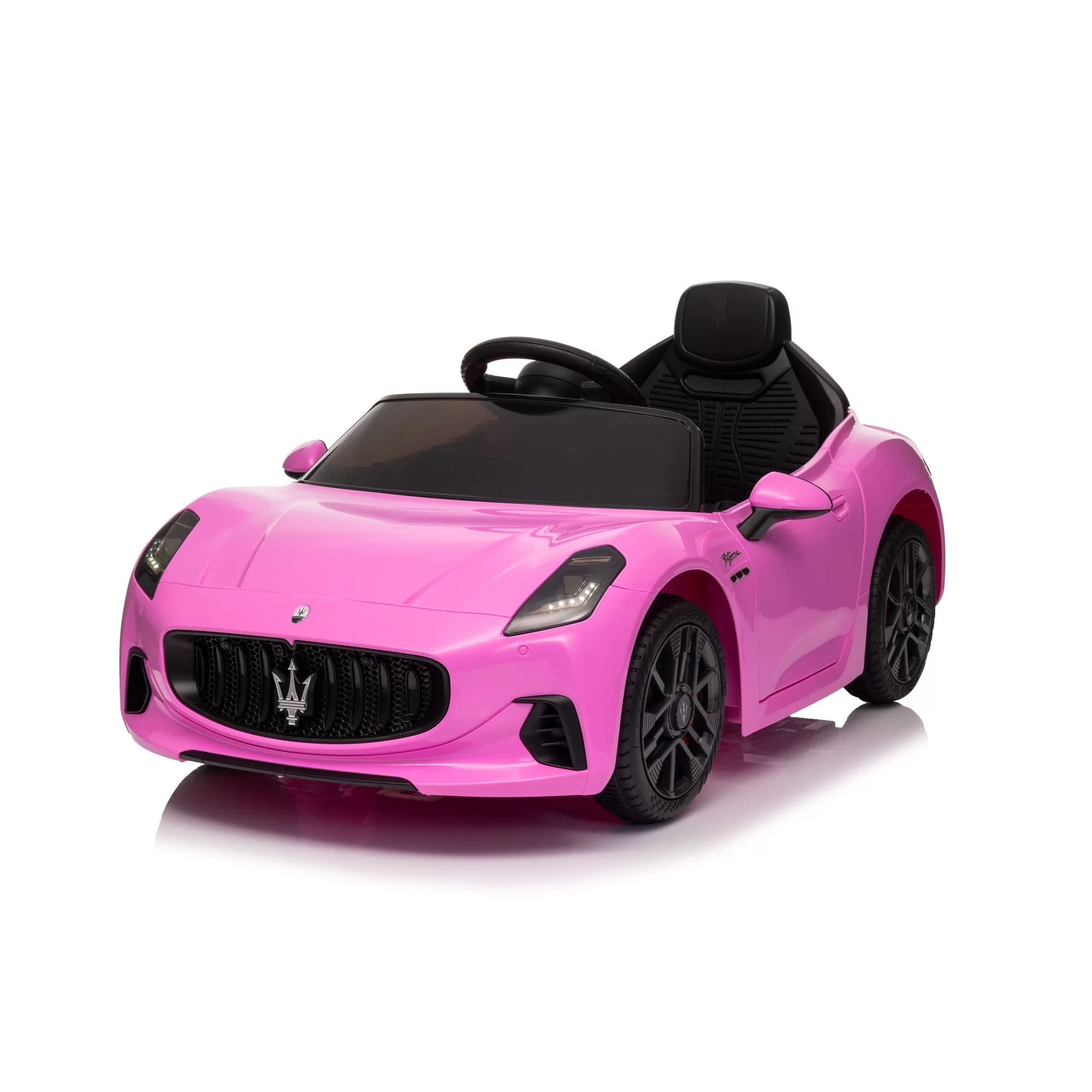 Official Licensed Maserati GranCabrio Kids Ride-On Car 12V with 2.4G Remote, Opening Doors & Bluetooth