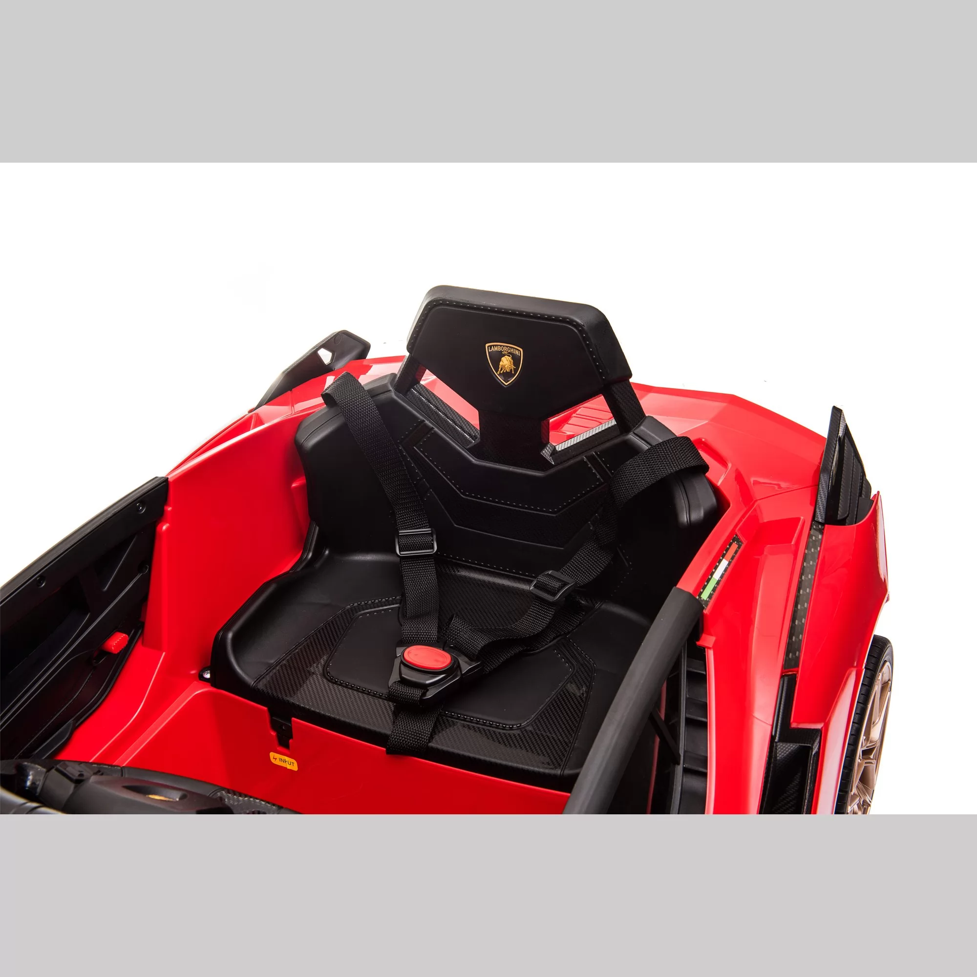 Official Licensed Lamborghini Sián 12V Kids Ride-On Car with Scissor Doors and Auxiliary Wheels