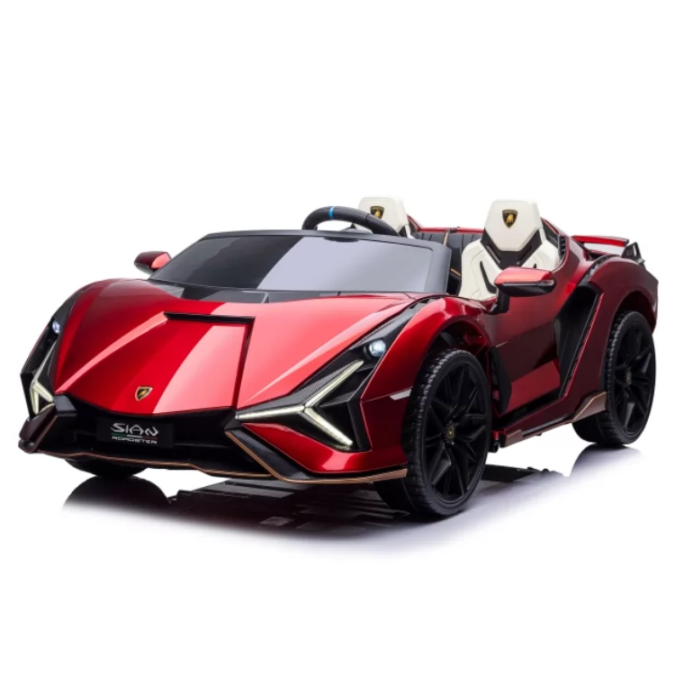 Official Licensed Lamborghini Sián Kids Ride-On Car 12V with Remote, Opening Doors, 4-Wheel Suspension & Power Display