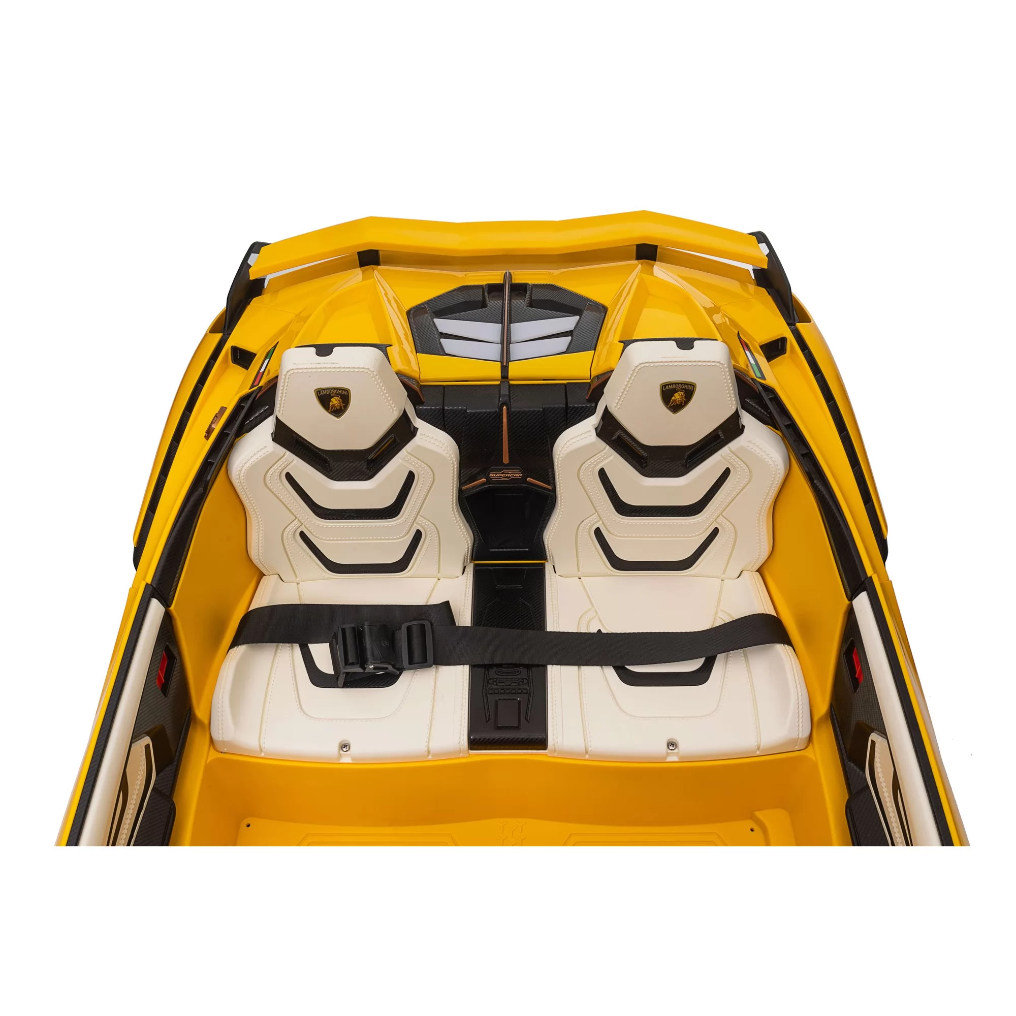 Official Licensed Lamborghini Sián Kids Ride-On Car 12V with Remote, Opening Doors, 4-Wheel Suspension & Power Display