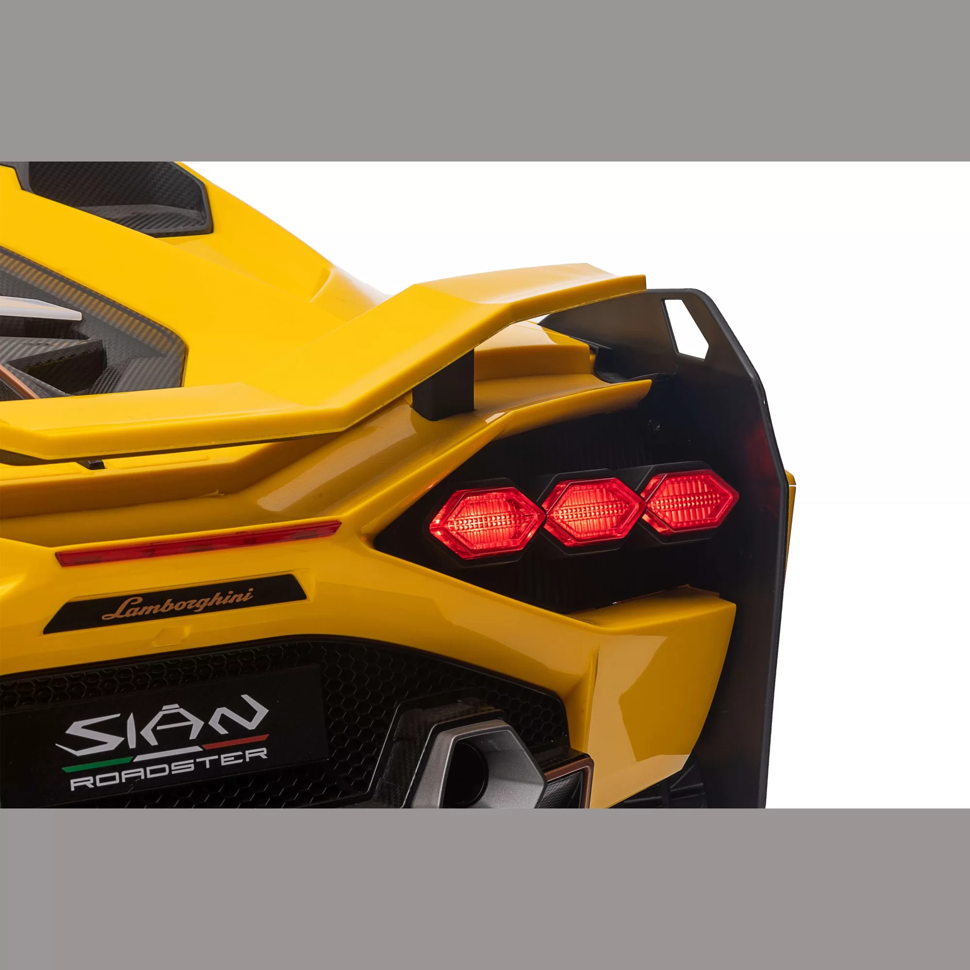 Official Licensed Lamborghini Sián Kids Ride-On Car 12V with Remote, Opening Doors, 4-Wheel Suspension & Power Display