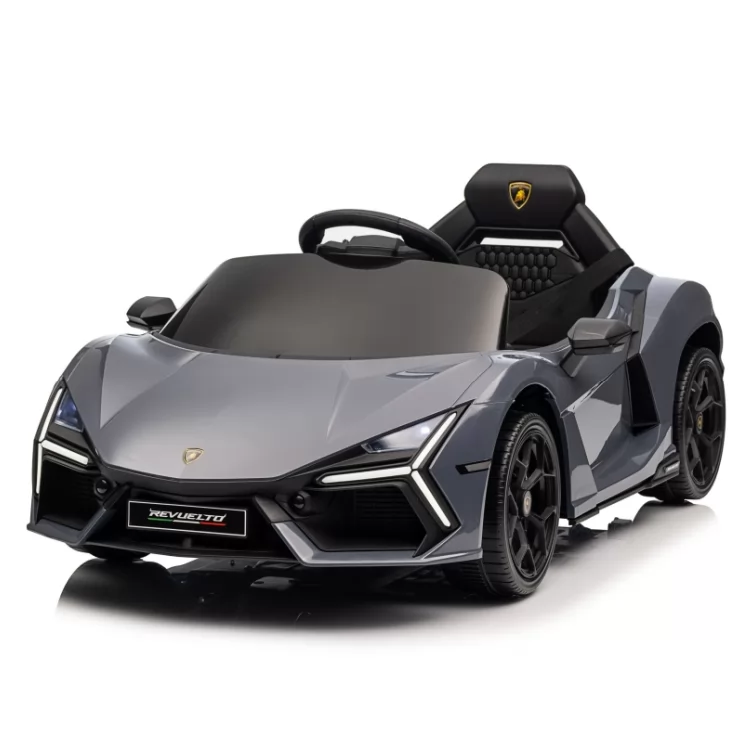 Official Licensed Lamborghini Revuelto Kids Ride-On Car 12V Dual-Motor with Opening Doors, 4-Wheel Suspension & Power Display