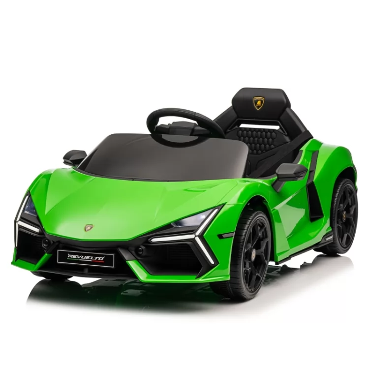 Official Licensed Lamborghini Revuelto Kids Ride-On Car 12V Dual-Motor with Opening Doors, 4-Wheel Suspension & Power Display Featured Image