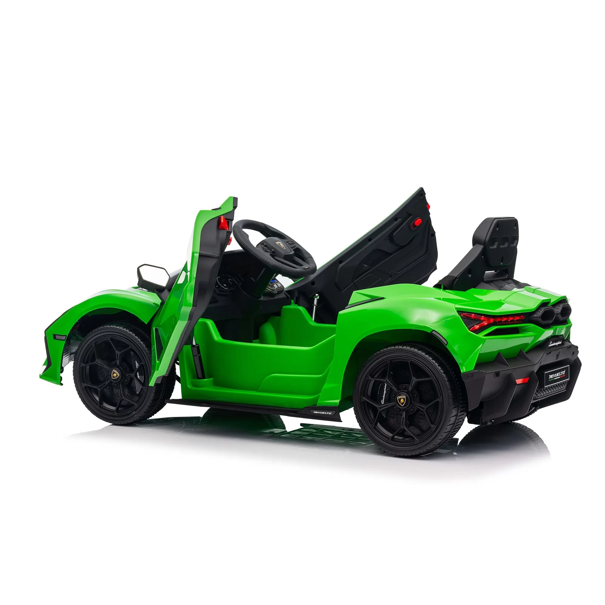 Official Licensed Lamborghini Revuelto Kids Ride-On Car 12V Dual-Motor with Opening Doors, 4-Wheel Suspension & Power Display