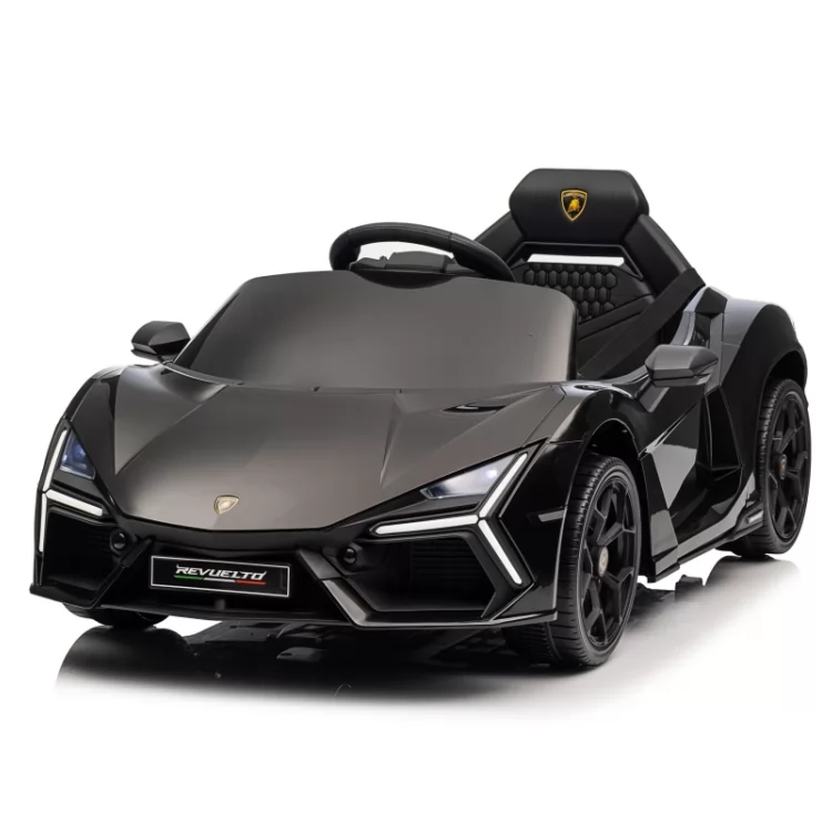 Official Licensed Lamborghini Revuelto Kids Ride-On Car 12V Dual-Motor with Opening Doors, 4-Wheel Suspension & Power Display