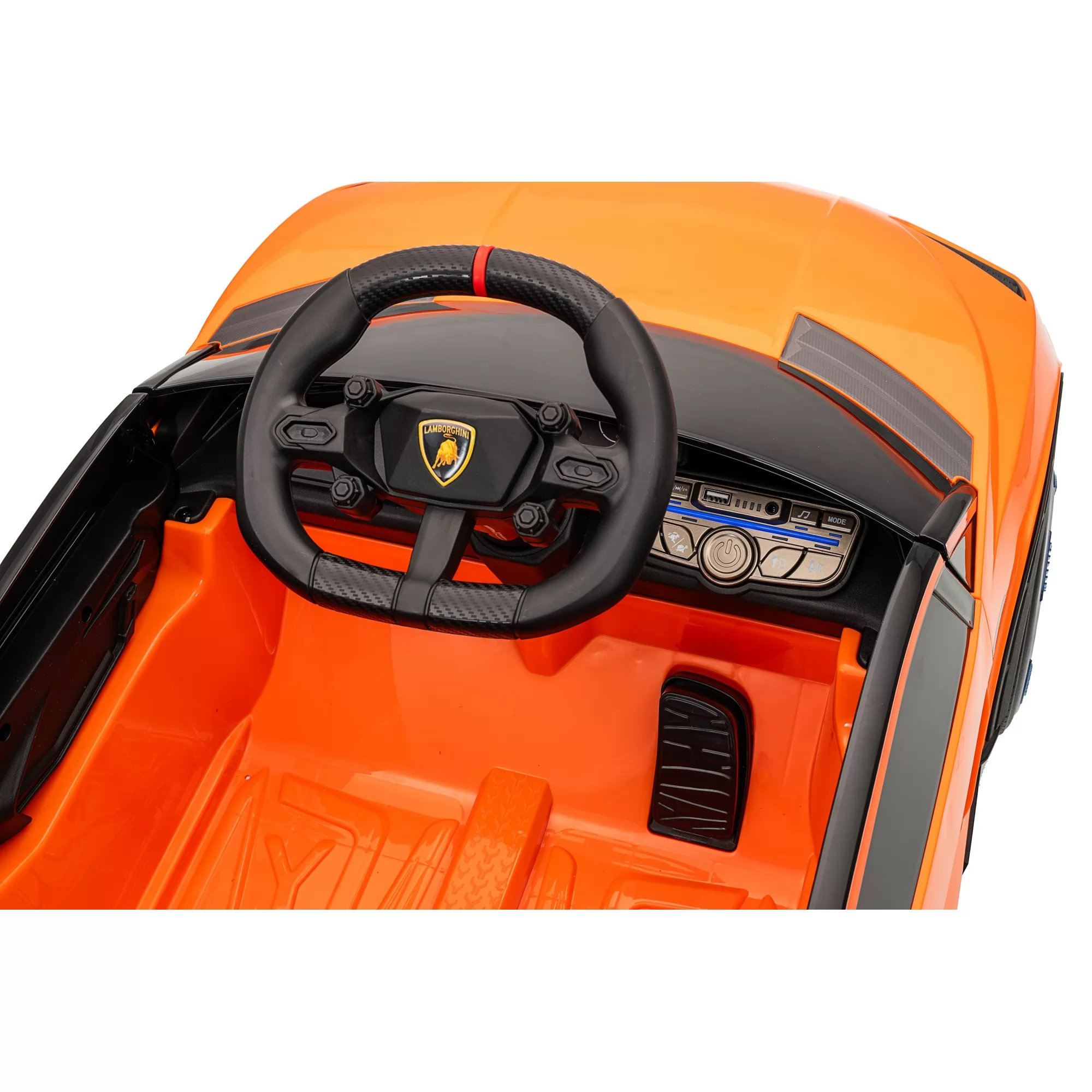 Official Licensed Lamborghini Lanzador Kids Ride-On Car 6V/12V with 2.4G Remote, Double Doors, LED Lights and EV-Concept Styling