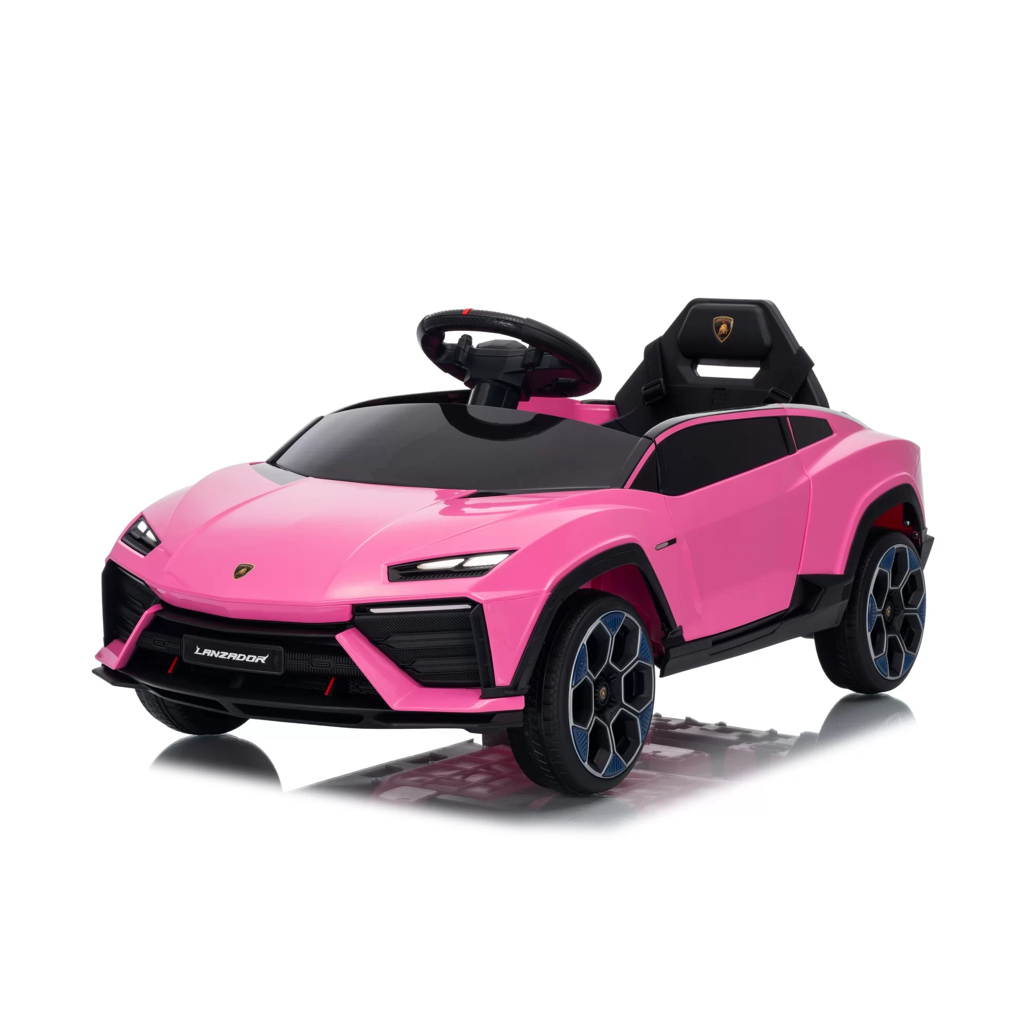 Official Licensed Lamborghini Lanzador Kids Ride-On Car 6V/12V with 2.4G Remote, Double Doors, LED Lights and EV-Concept Styling