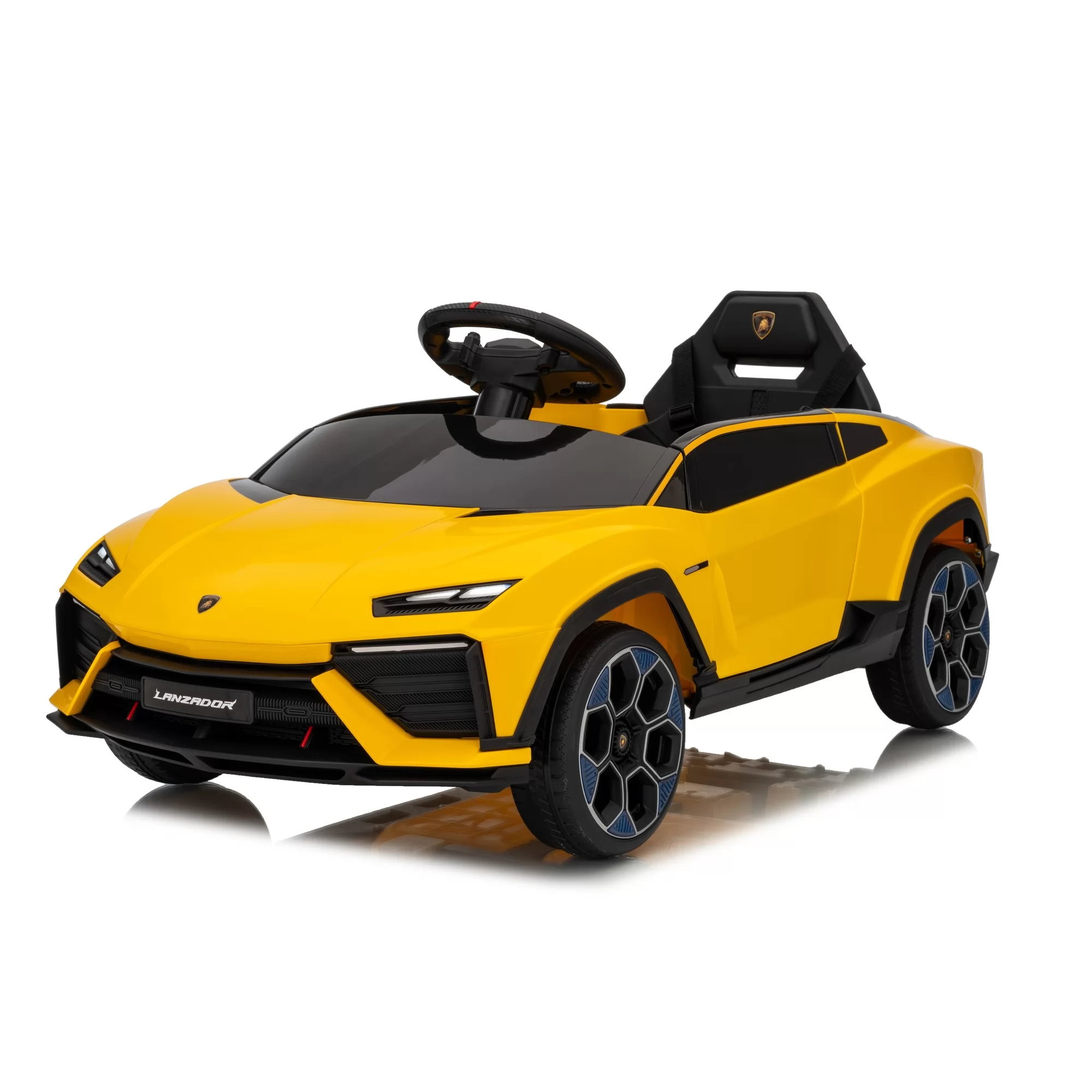 Official Licensed Lamborghini Lanzador Kids Ride-On Car 6V/12V with 2.4G Remote, Double Doors, LED Lights and EV-Concept Styling